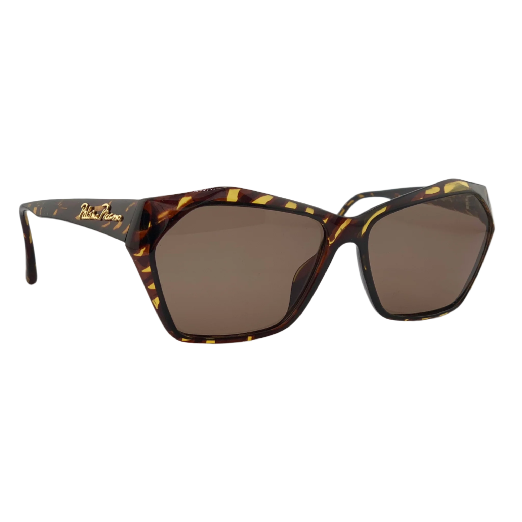  Authentic Paloma Picasso Square 3758 10 sunglasses with brown frame and brown lens, never worn or sold, in superb condition with 100% UV protection 