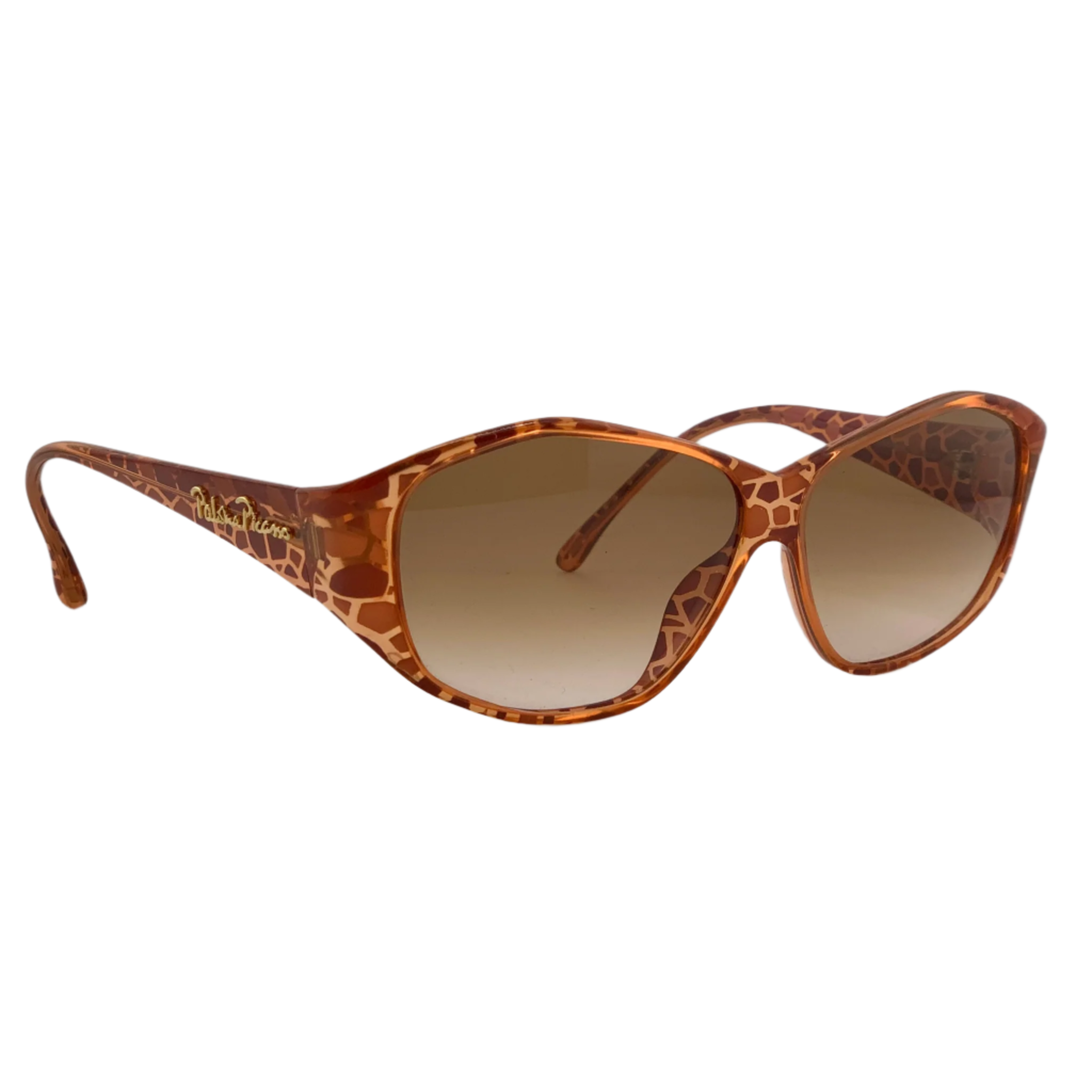 Paloma Picasso Oval 3713 11 eyeglasses in black and gold