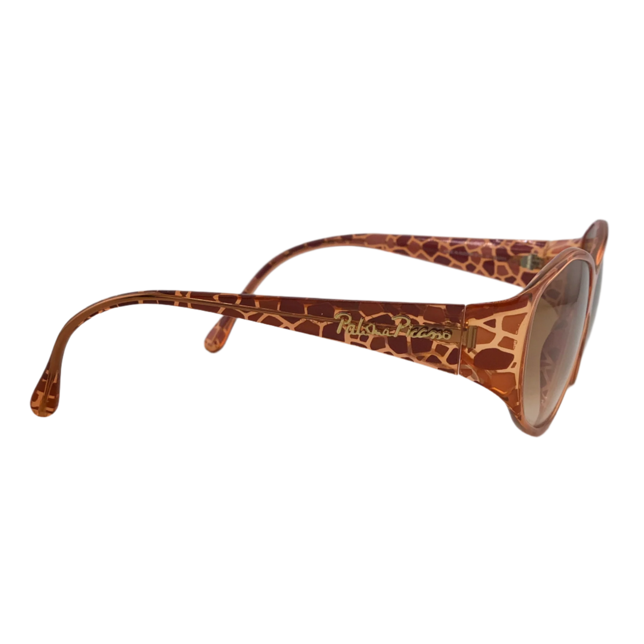 Paloma Picasso Oval 3713 11 sunglasses with black frames and oval lenses