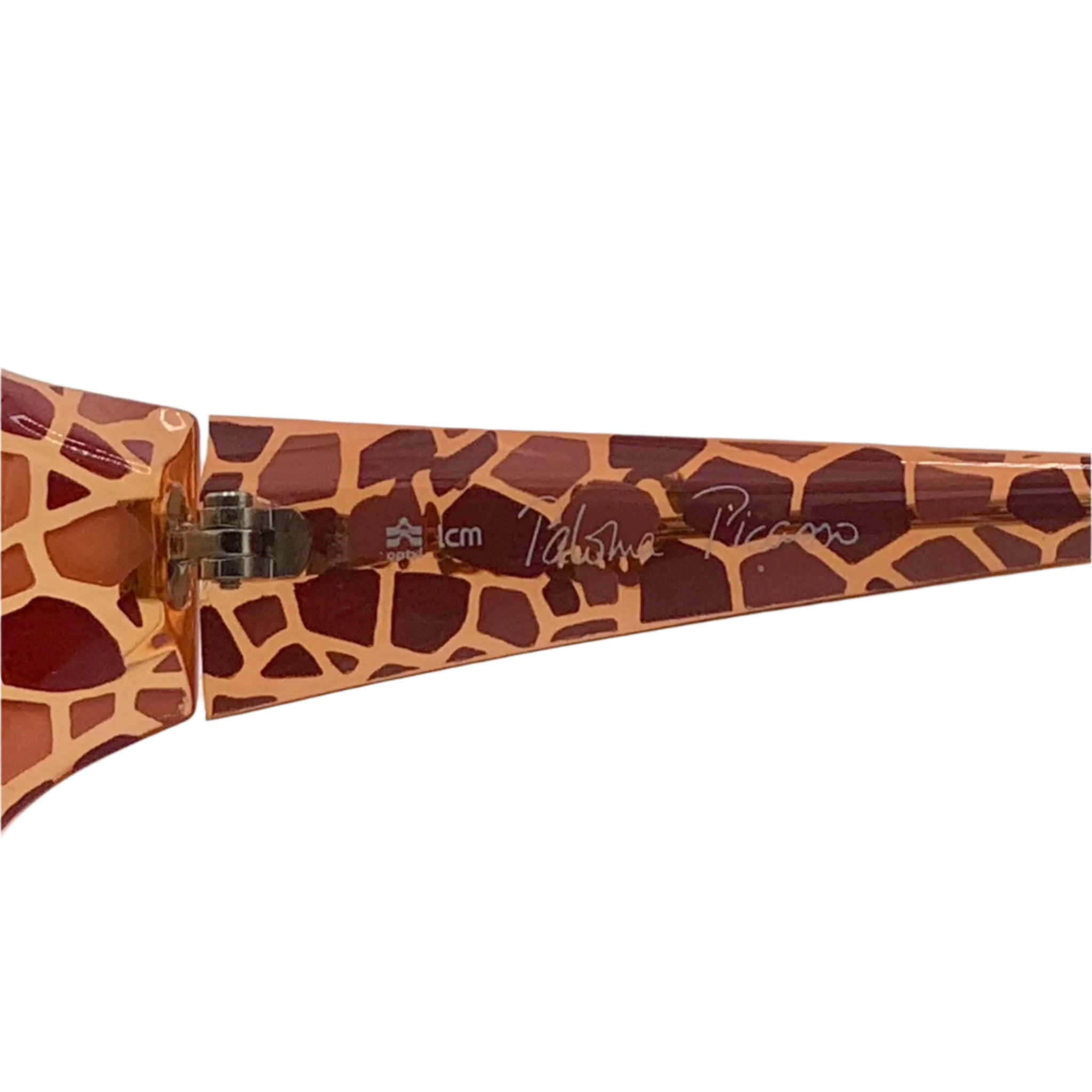 Black and gold PALOMA PICASSO OVAL 3713 11 sunglasses with oval frames and sleek design