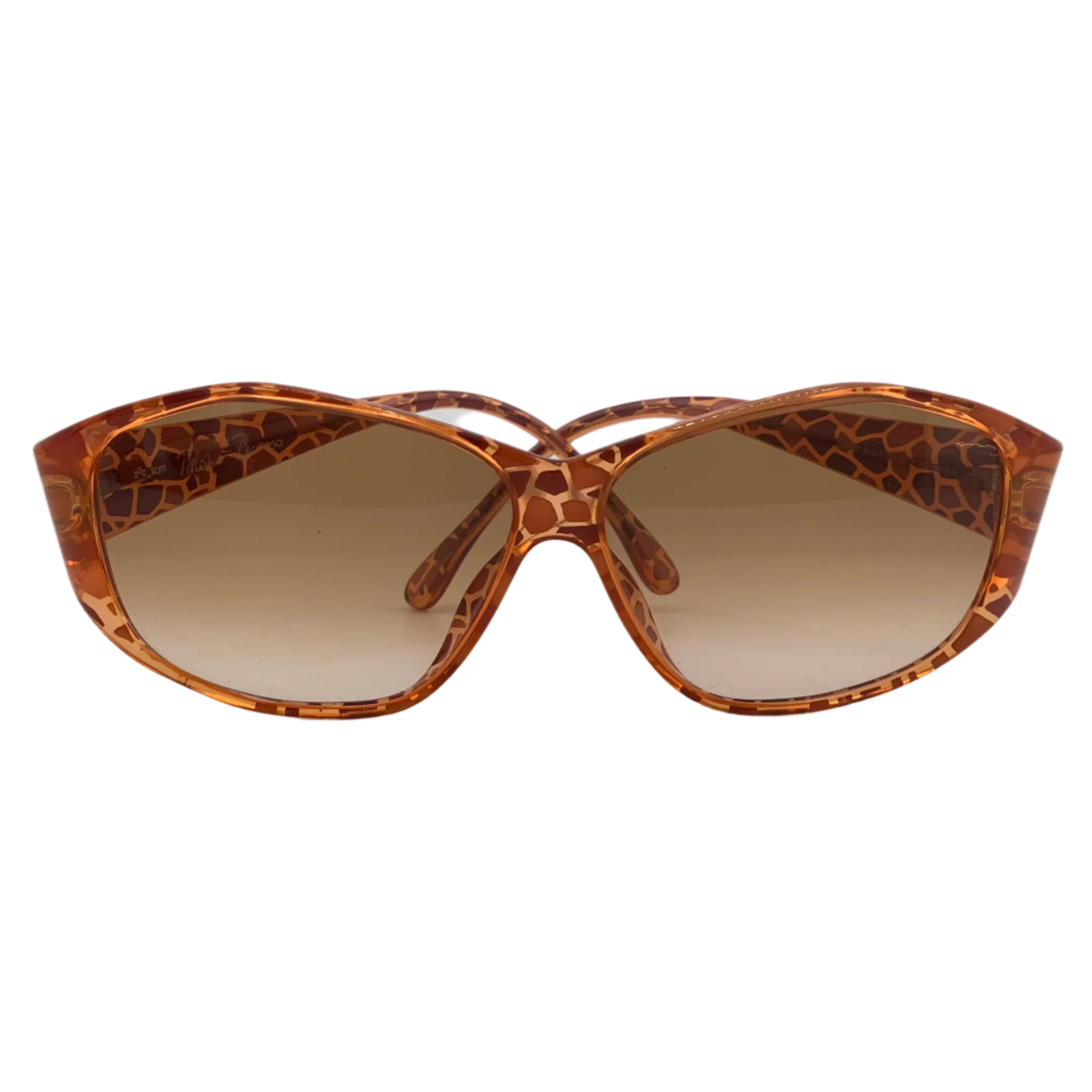 Gold oval eyeglasses with intricate detailing by Paloma Picasso 3713 11