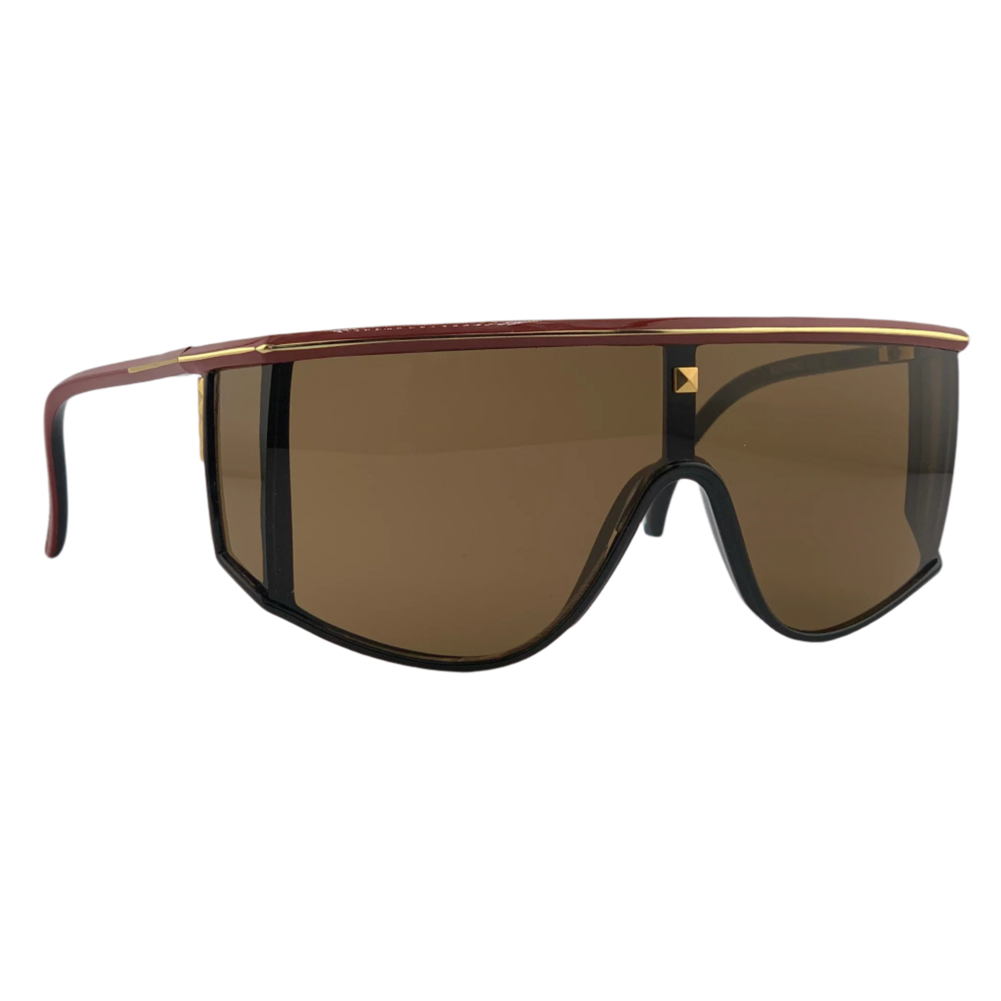 Brown and gold frame Leonard Square LE19 03 sunglasses