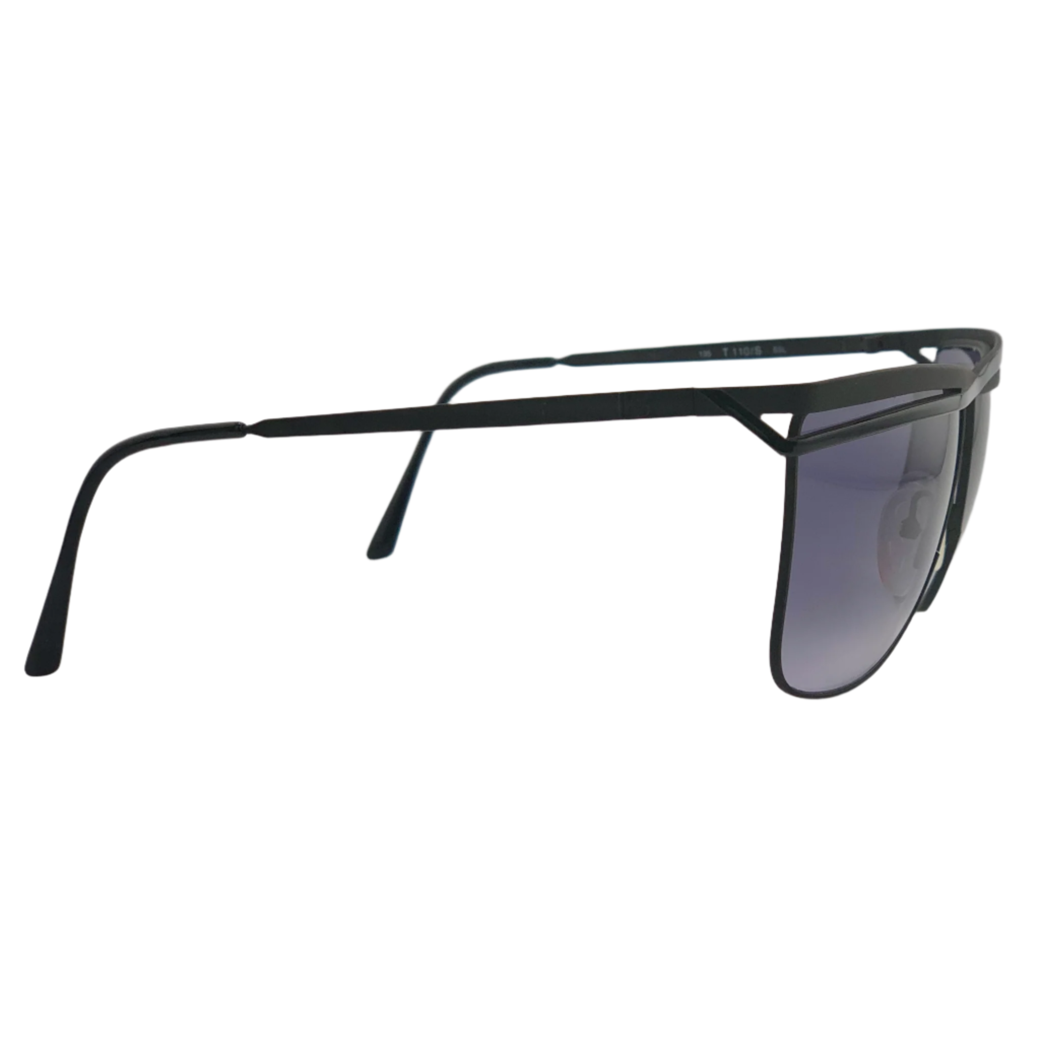 Laura Biagiotti Square T110/S sunglasses with black frames and gradient lenses
