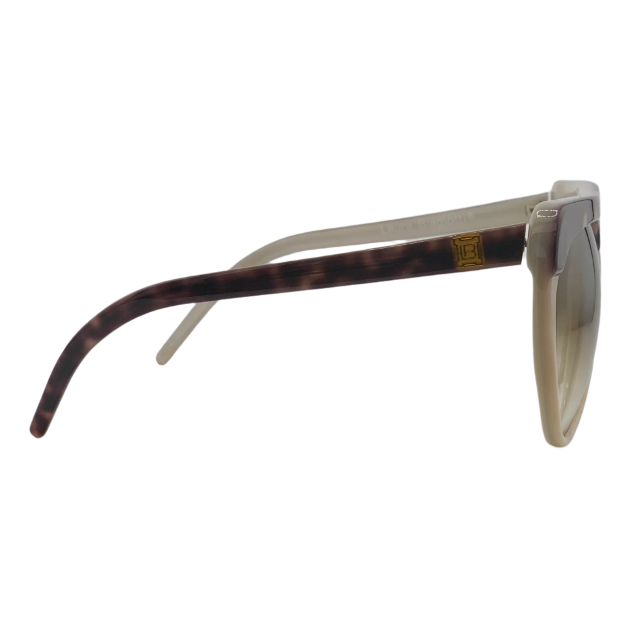 Brown lens vintage Laura Biagiotti Round sunglasses made in Italy