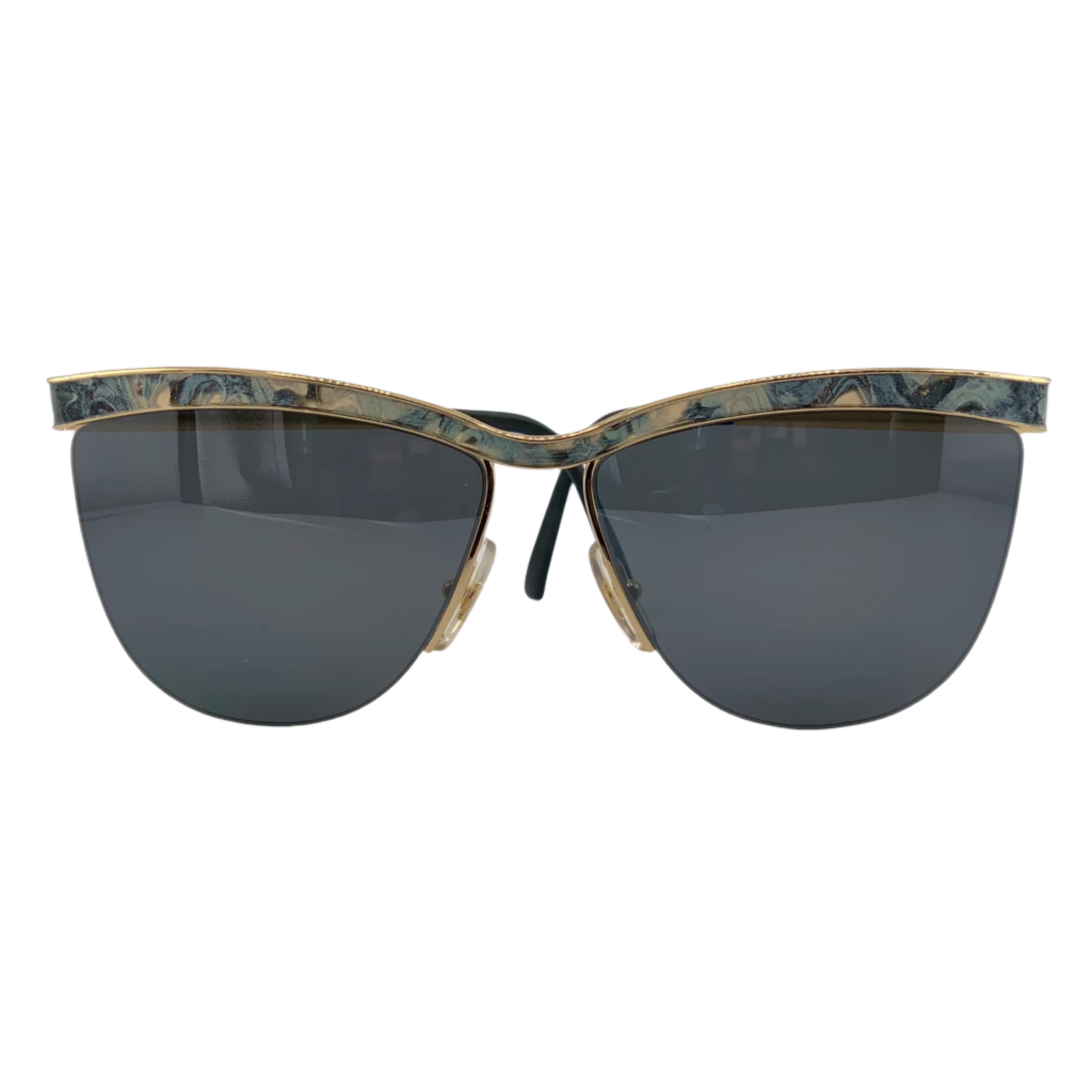  Original Missoni Cat Eye M310/S sunglasses for women with grey lenses and gold/blue marble frame