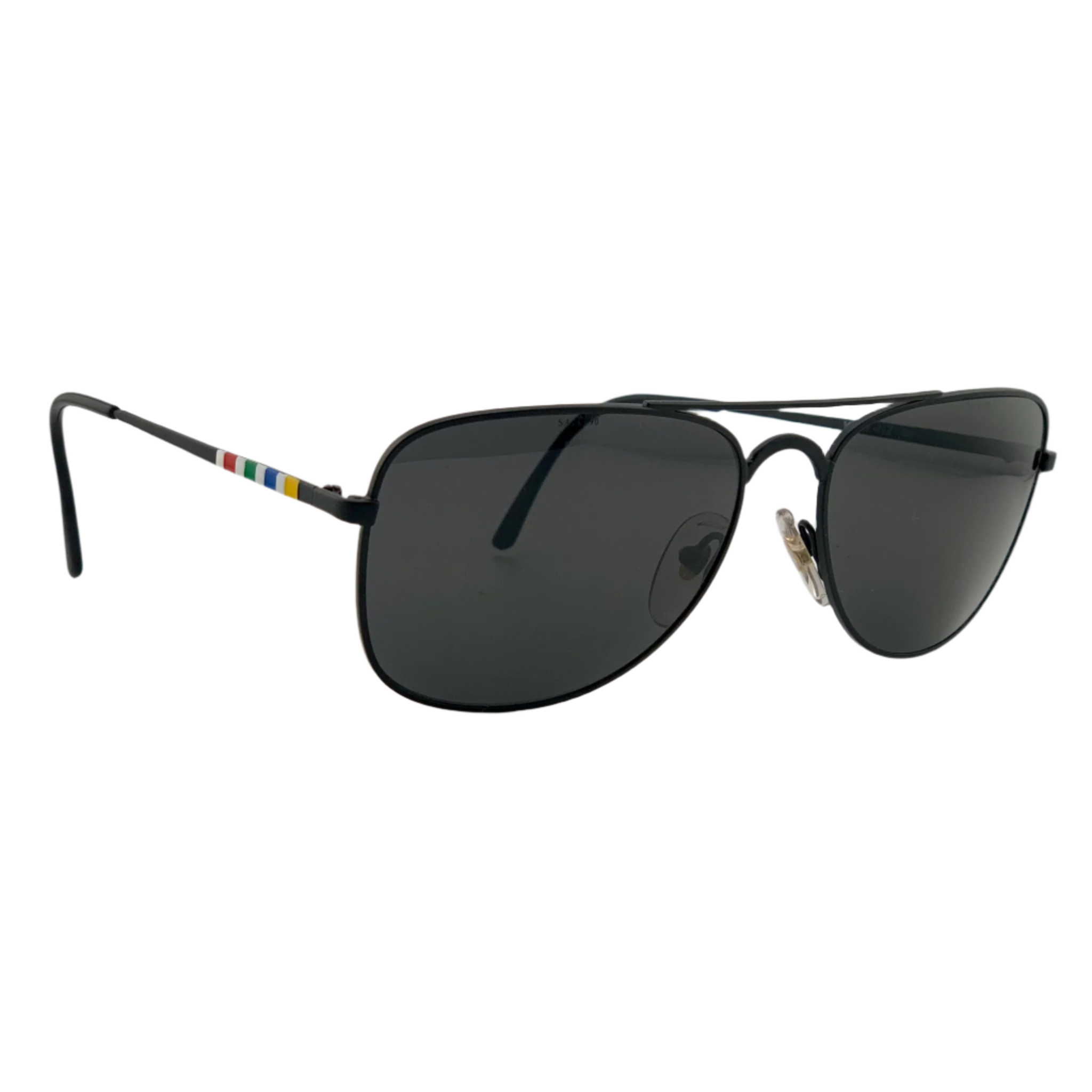  Black frame and black lenses with 100% UV protection 