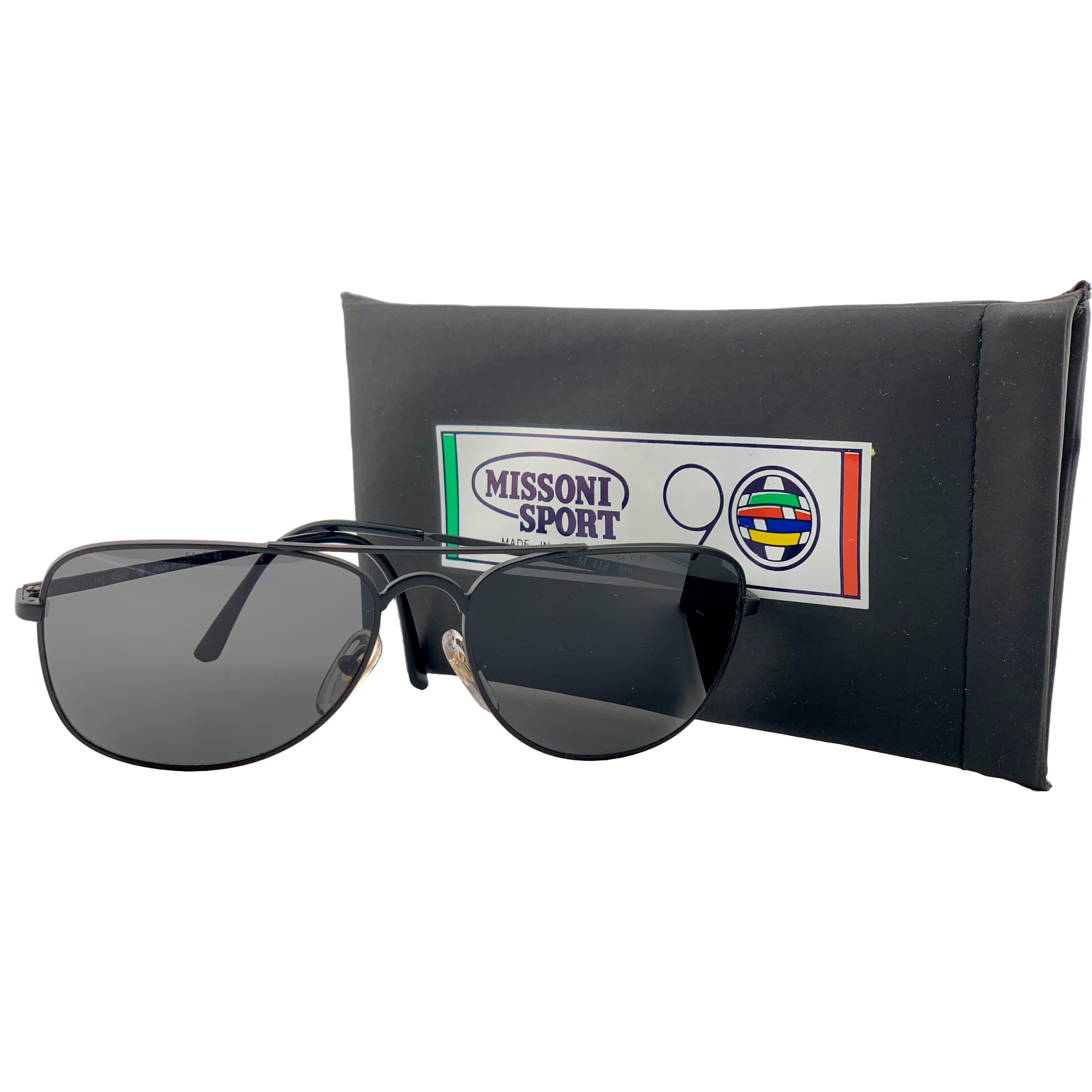  Authentic and original Missoni Aviator M412 sunglasses in superb condition