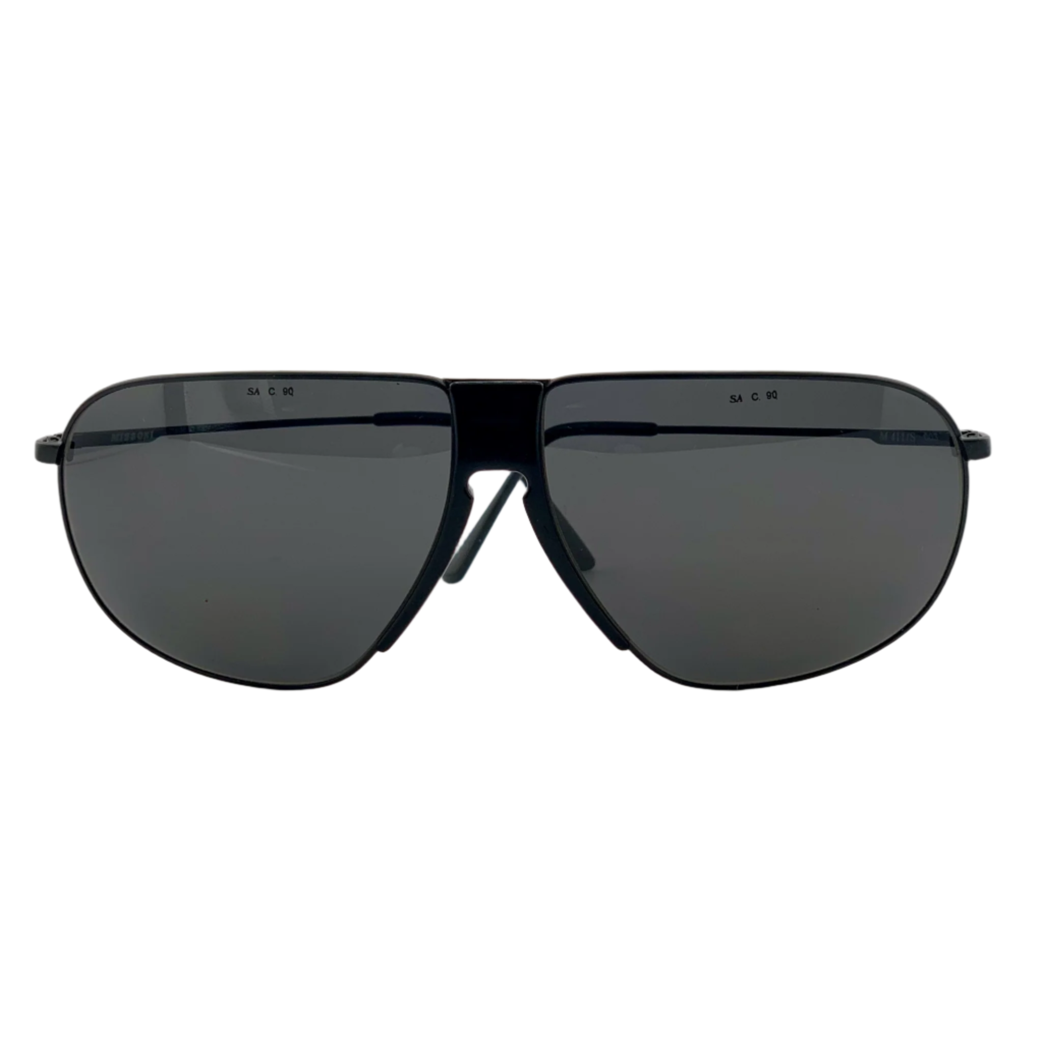 Black and gold MISSONI AVIATOR M411/S sunglasses with gradient lenses