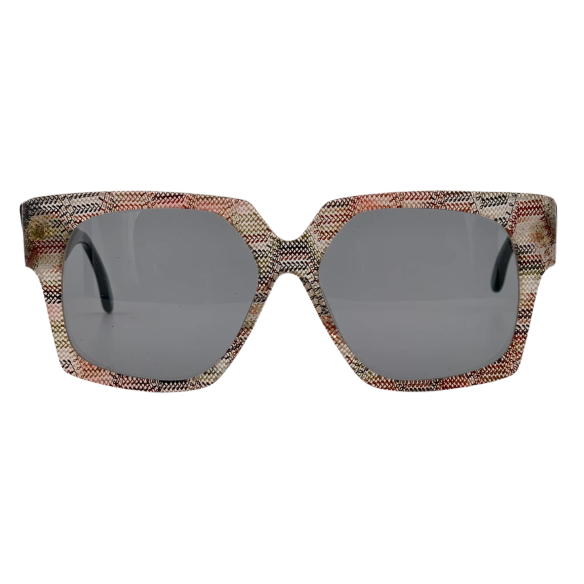 Colorful and geometric patterned MISSONI SQUARE M194S sunglasses for women