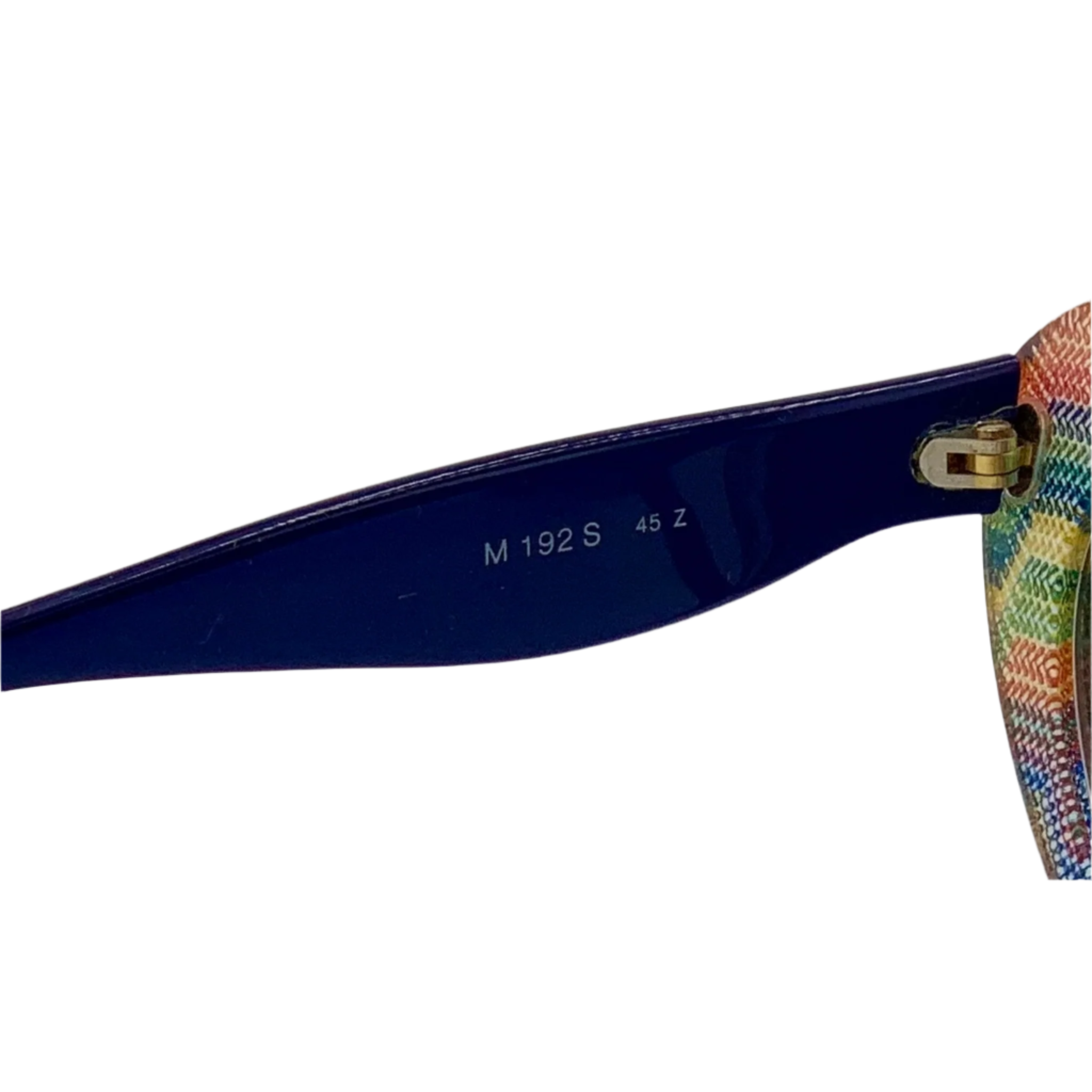 High-quality vintage Missoni sunglasses with original case included