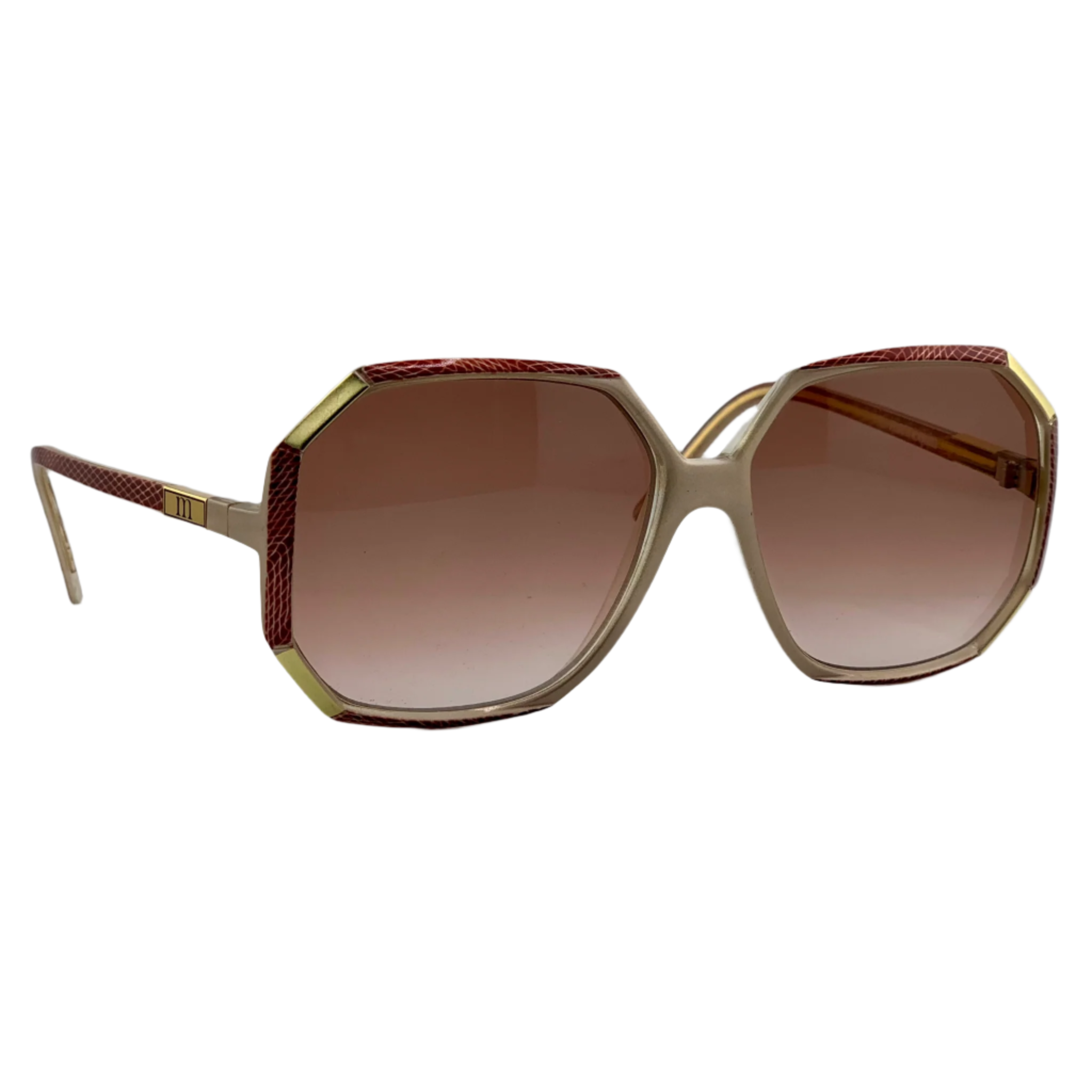  Authentic Brown Lens Vintage Sunglasses Made in France 