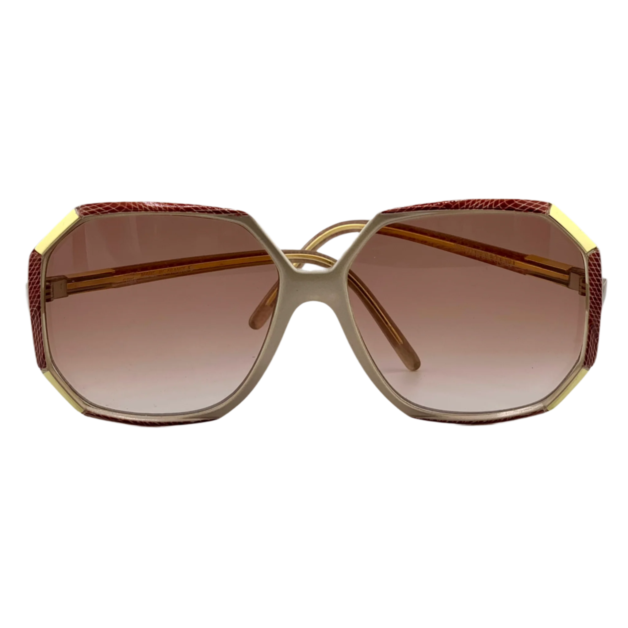  Authentic Vintage Brown Lens Sunglasses Made in France for Men and Women