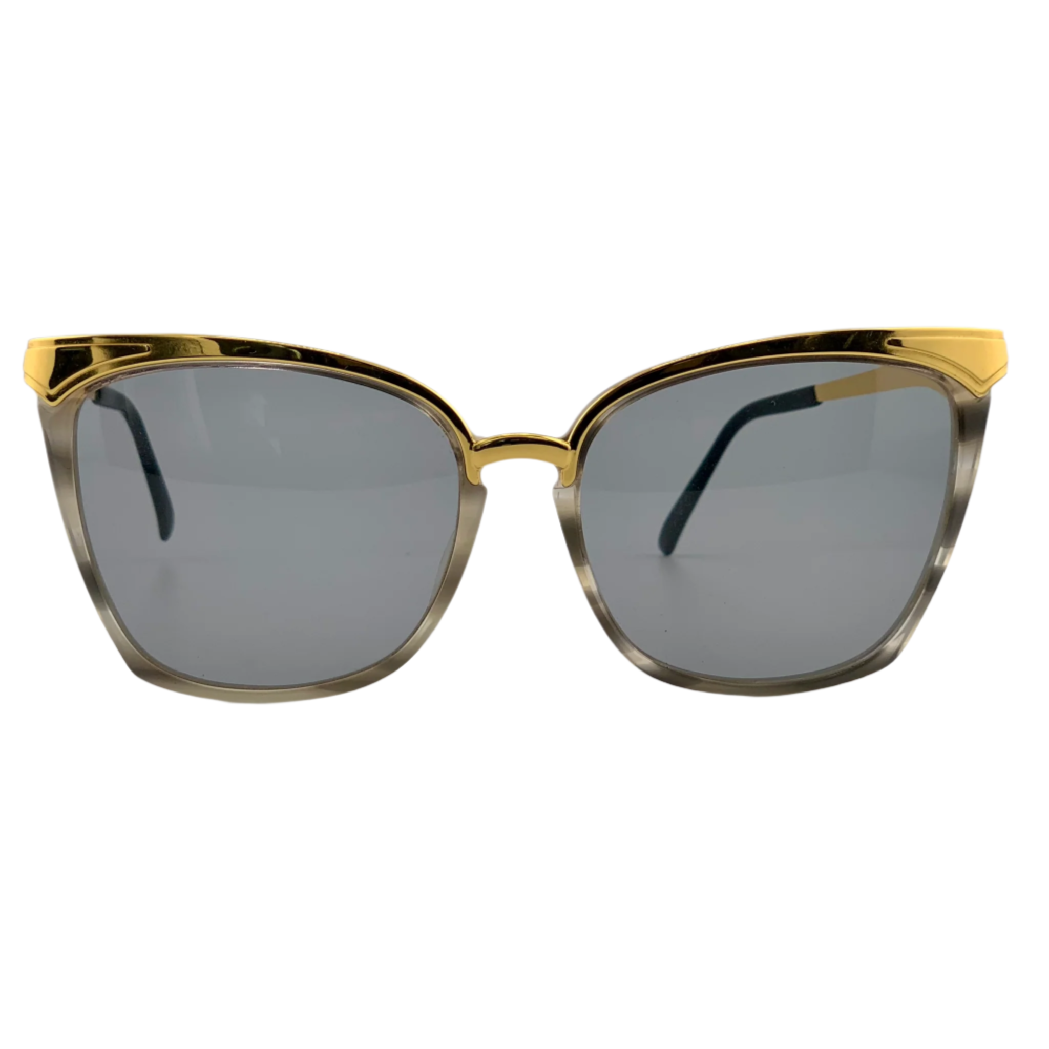 Colorful square patterned MISSONI sunglasses in shades of blue and green