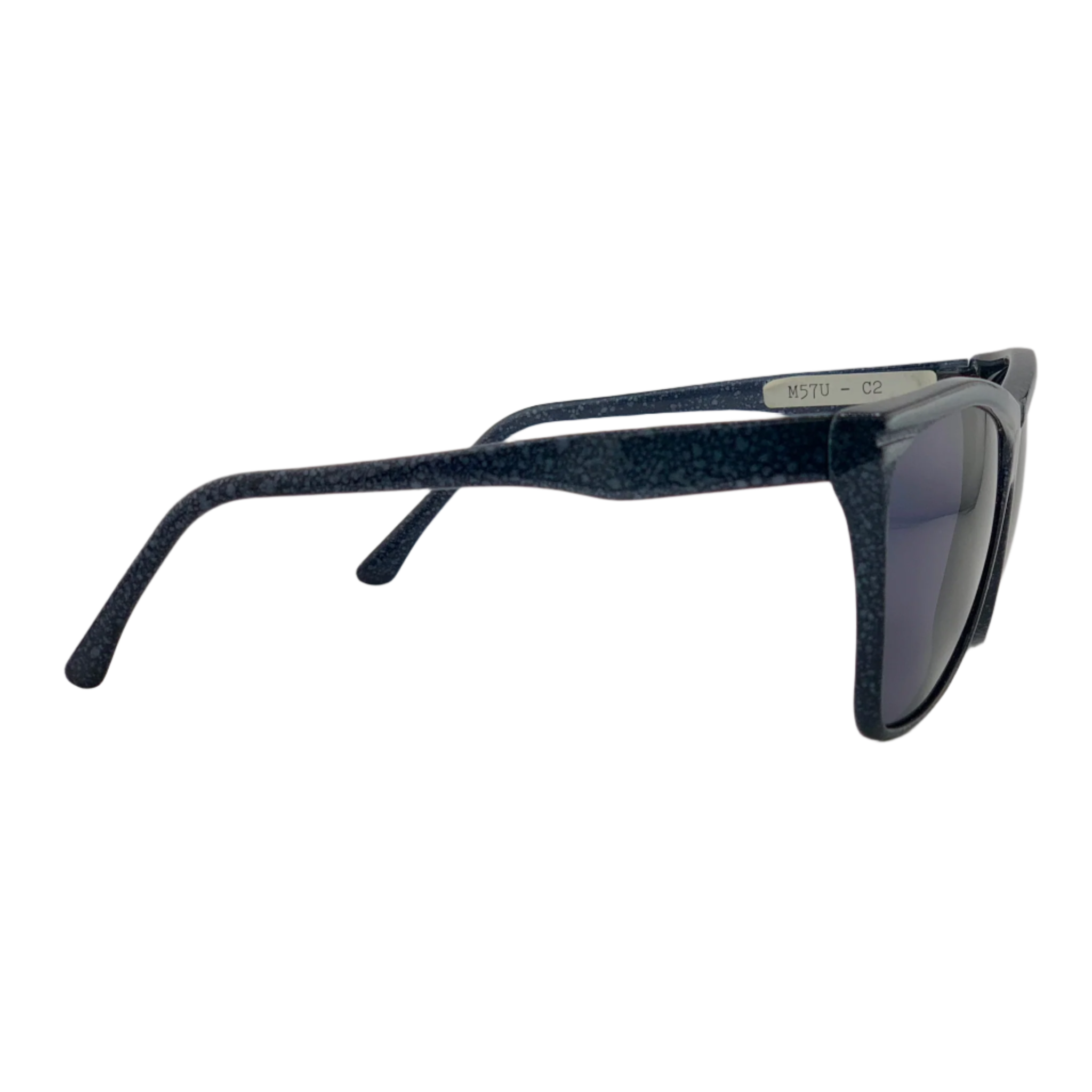 Authentic Missoni Square sunglasses in excellent condition, showcasing a grey frame and lenses, manufactured in Italy, suitable for all genders