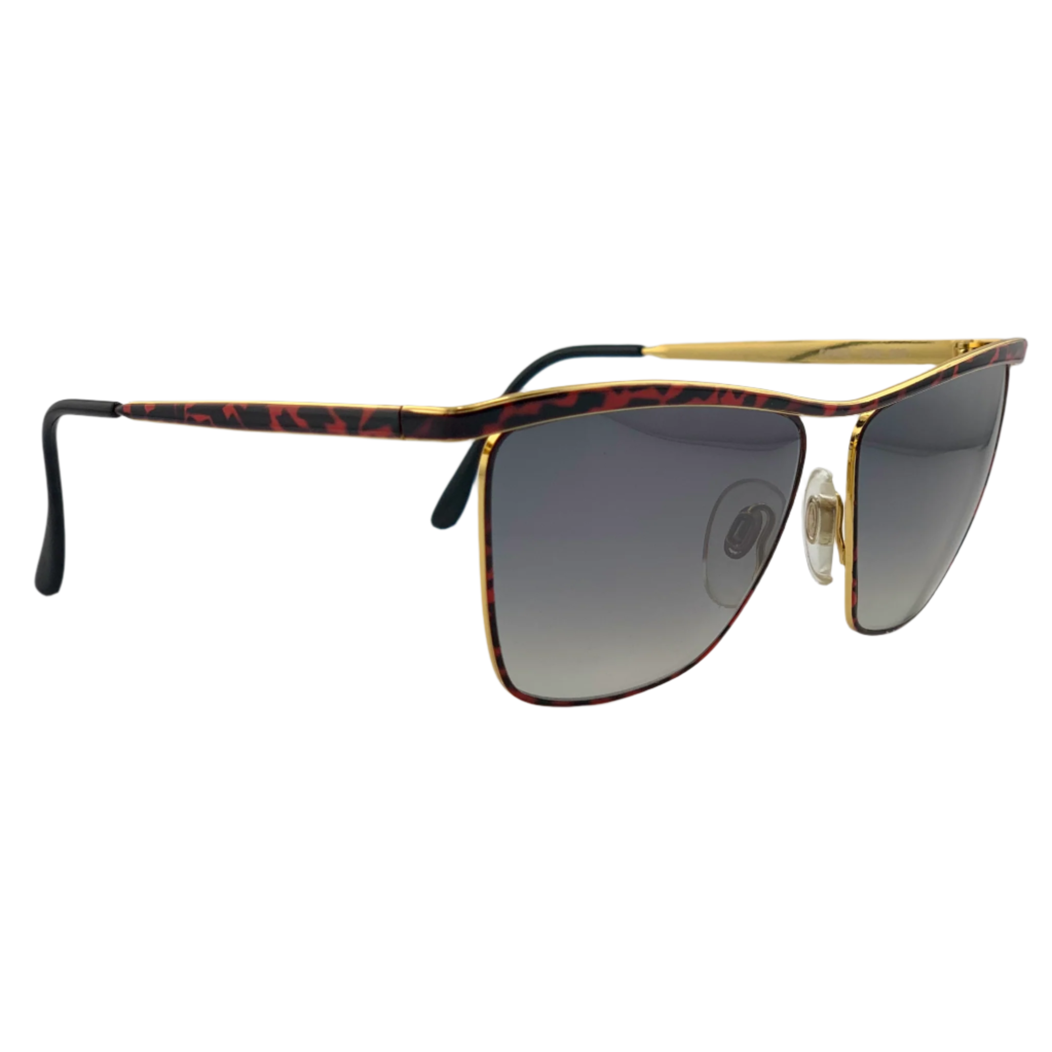 Unworn and authentic Naj Oleari Cat Eye sunglasses with vintage style, made for both men and women