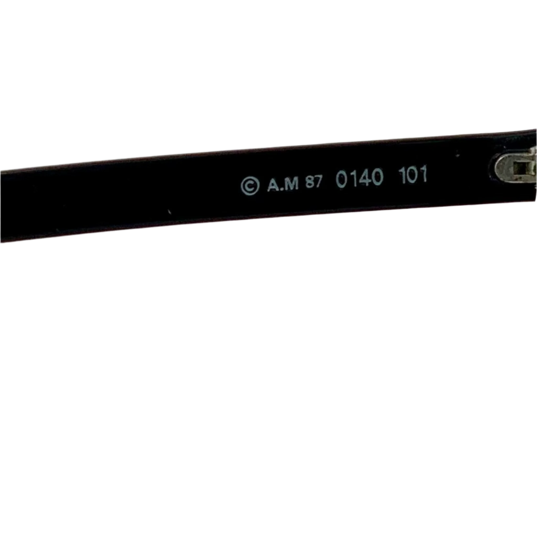 Never before worn Alain Mikli Rectangle sunglasses, authentic vintage piece with black frame and grey lenses