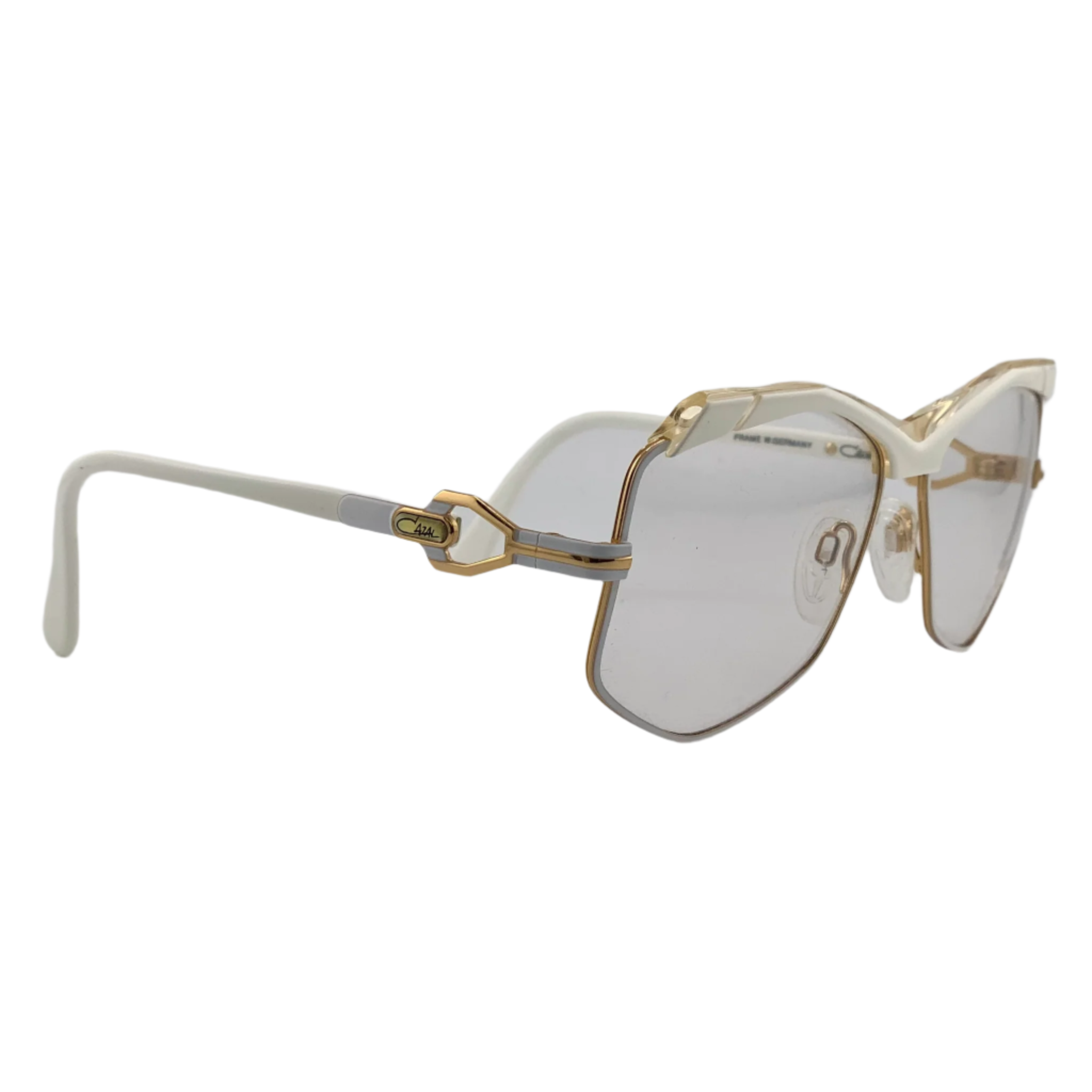 Unworn and authentic Cazal Round 230 180 vintage sunglasses with pristine condition