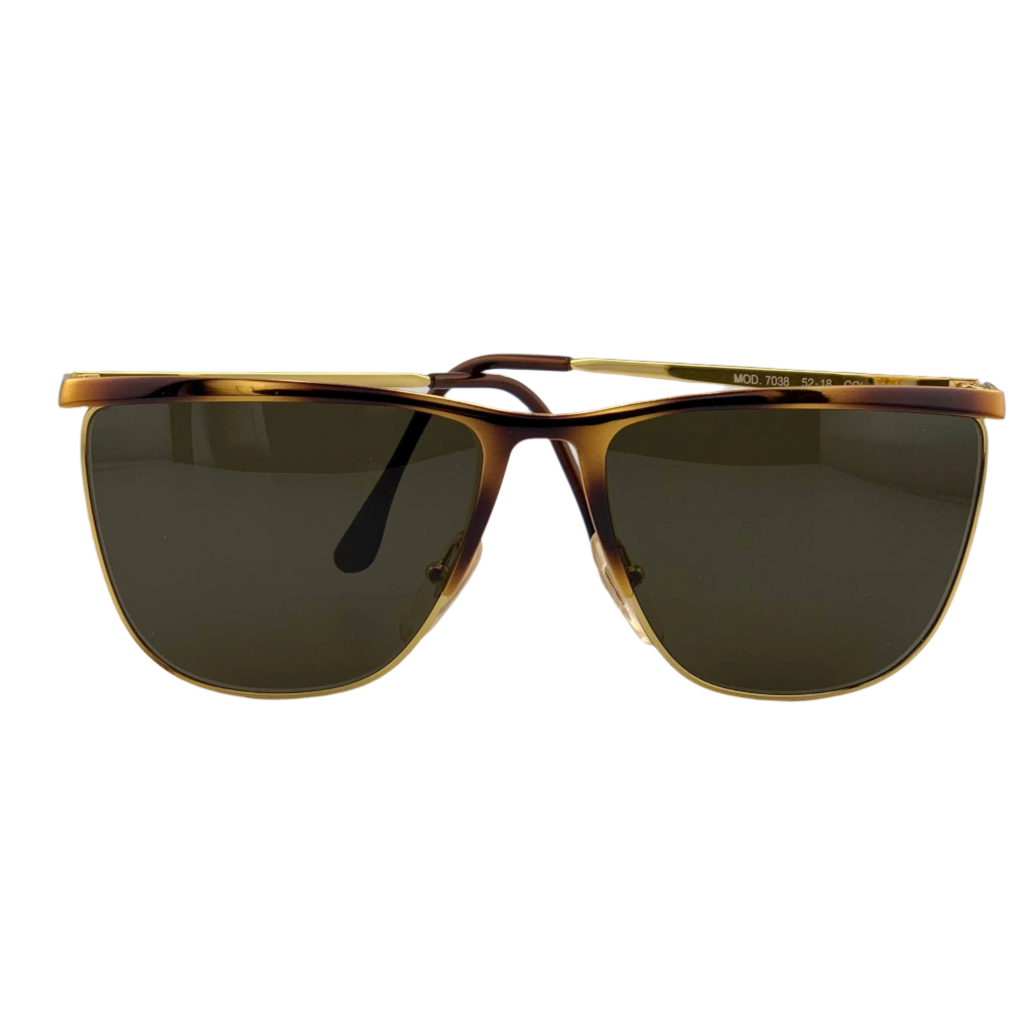 Authentic Italian-made vintage Charme Square 7038 sunglasses featuring superb condition, never used or sold