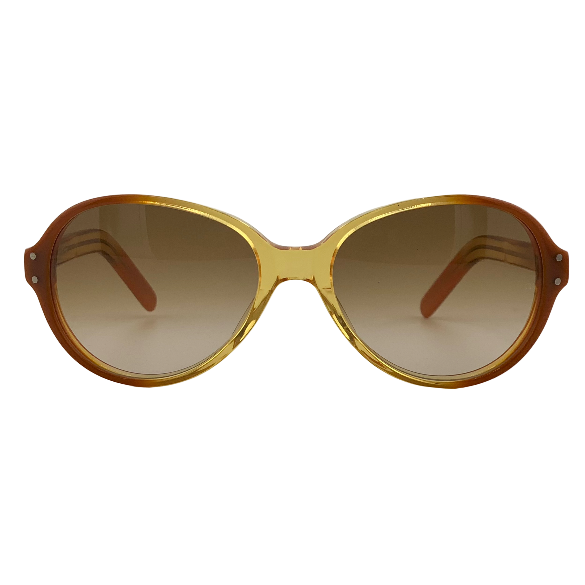 VINTAGE OLIVER GOLDSMITH ROUND SUNGLASSES FROM THE 1980'S