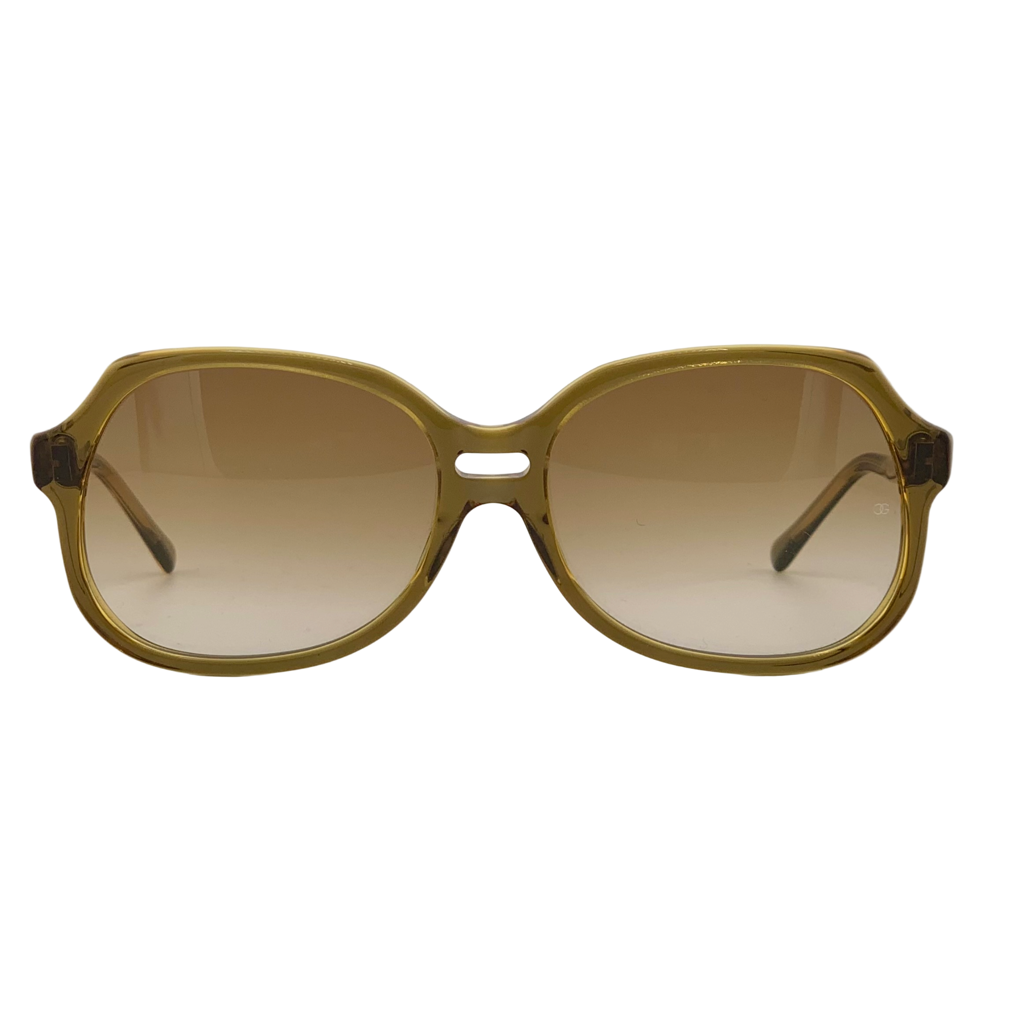 VINTAGE OLIVER GOLDSMITH ROUND SUNGLASSES FROM THE 1980'S