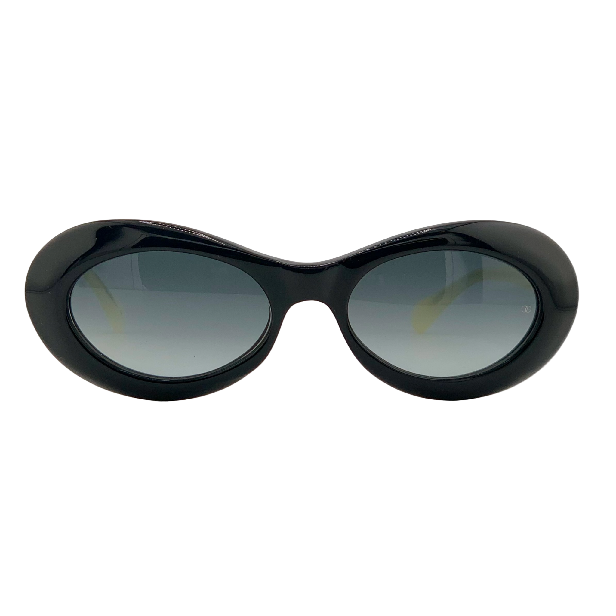 VINTAGE OLIVER GOLDSMITH OVAL SUNGLASSES FROM THE 1980'S