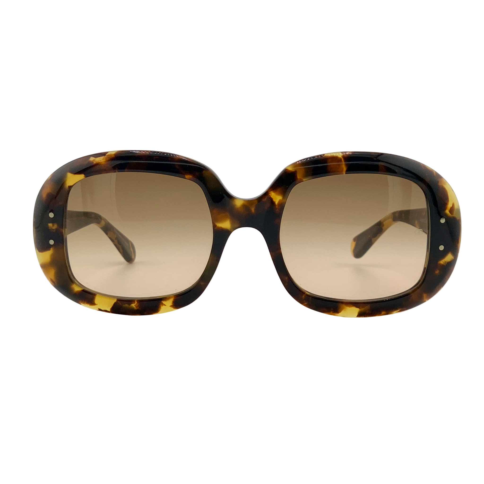 VINTAGE OLIVER GOLDSMITH SQUARE SUNGLASSES FROM THE 1980'S