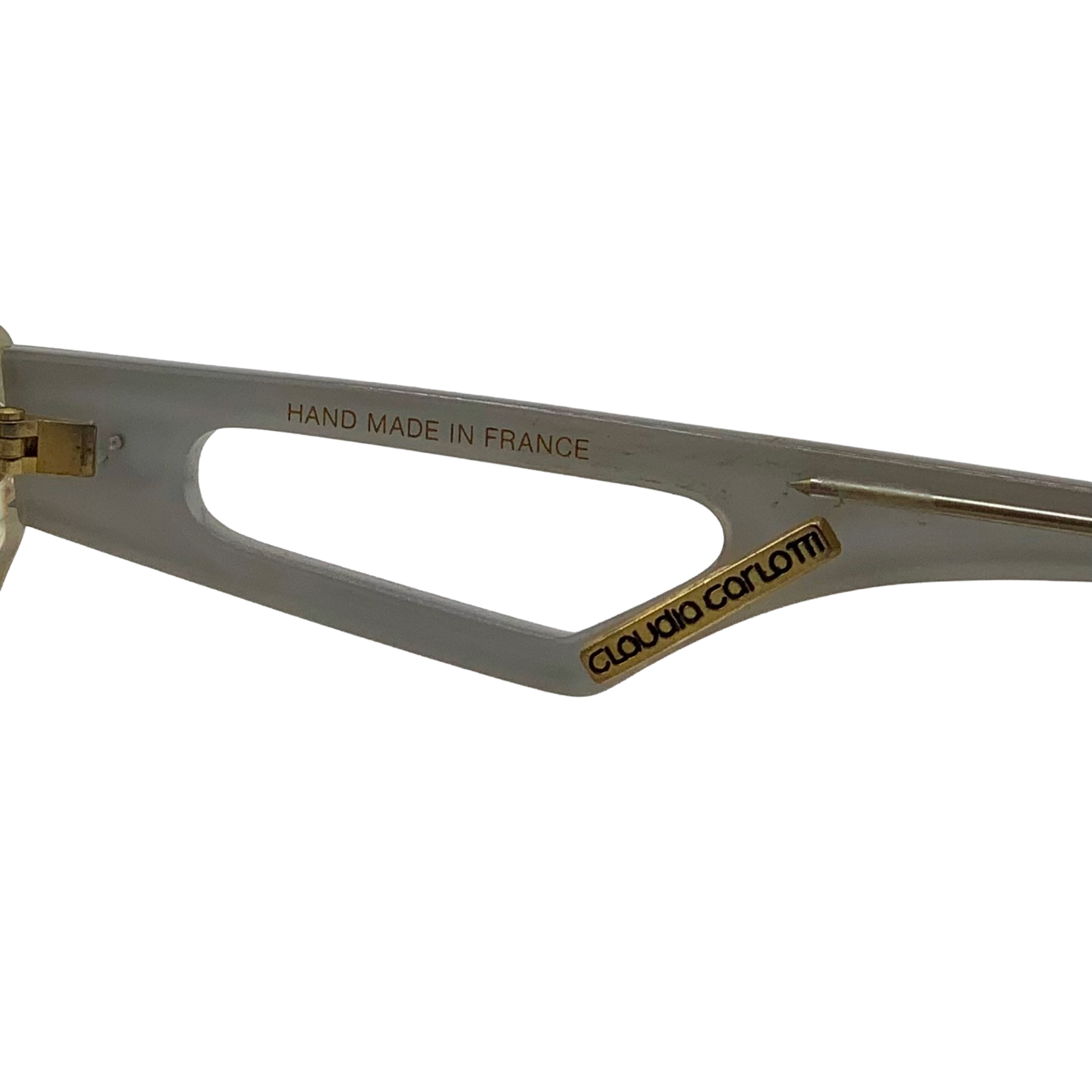 VINTAGE CLAUDIA CARLOTTI OVAL SUNGLASSES FROM THE 1980'S