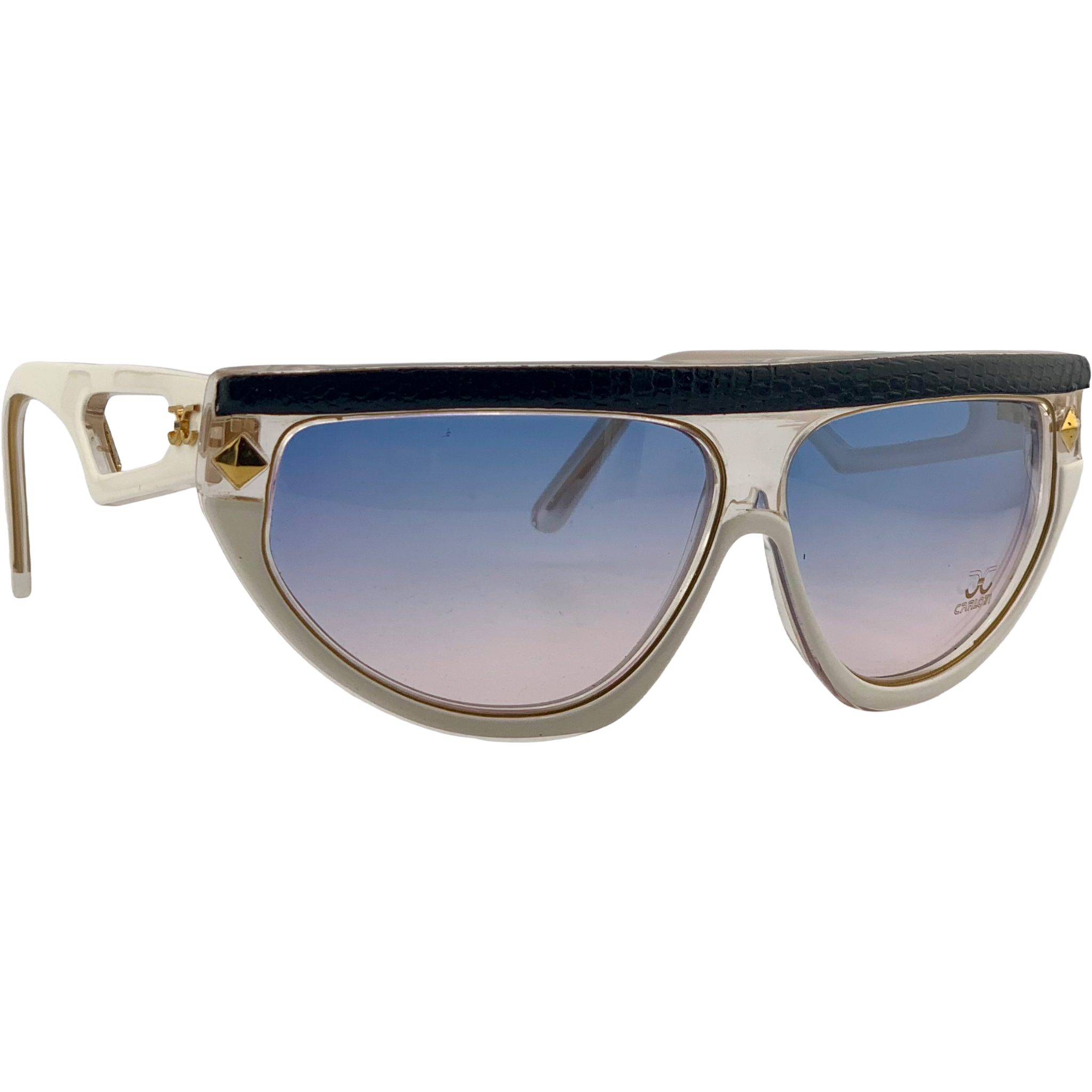 VINTAGE CLAUDIA CARLOTTI OVAL SUNGLASSES FROM THE 1980'S