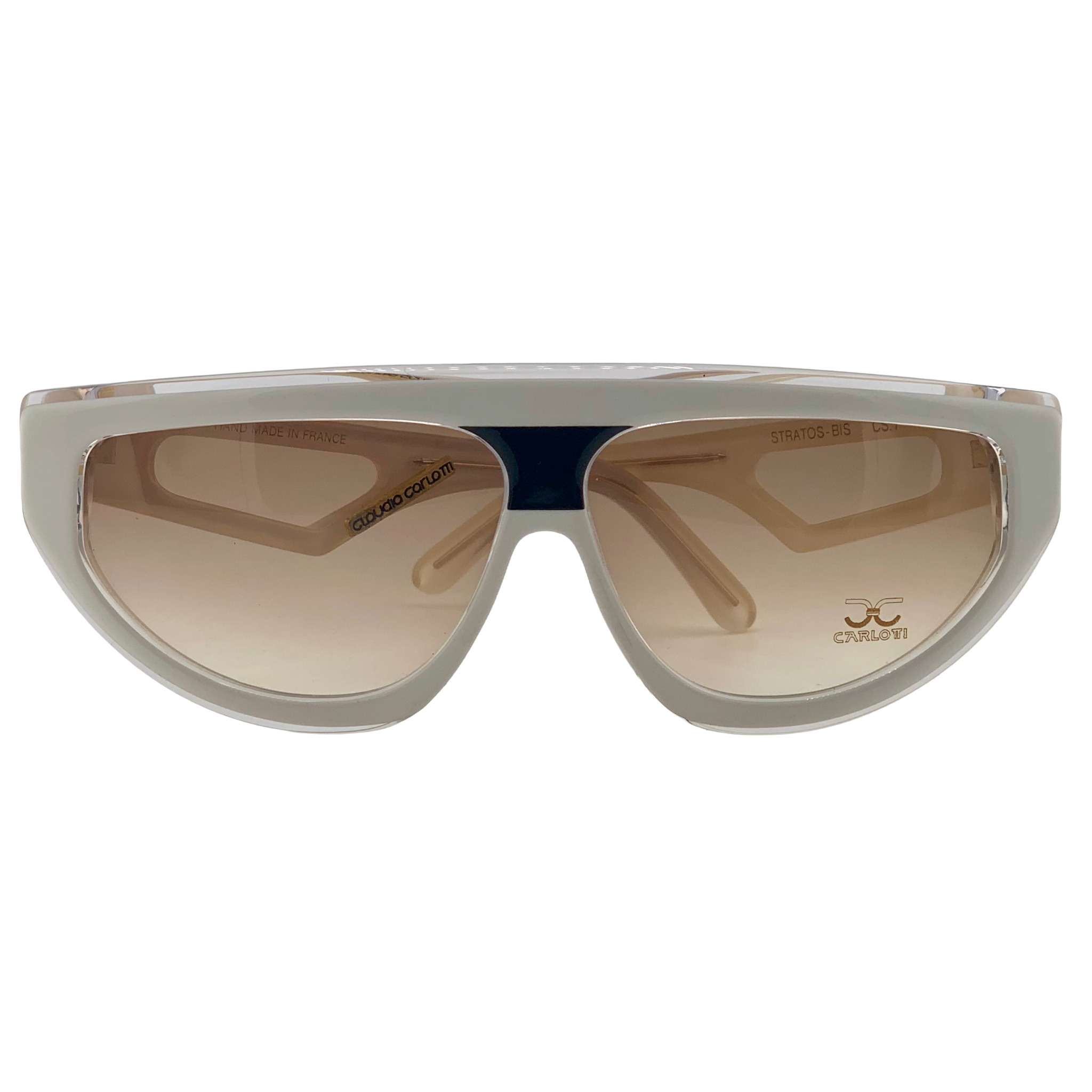 VINTAGE CLAUDIA CARLOTTI OVAL SUNGLASSES FROM THE 1980'S