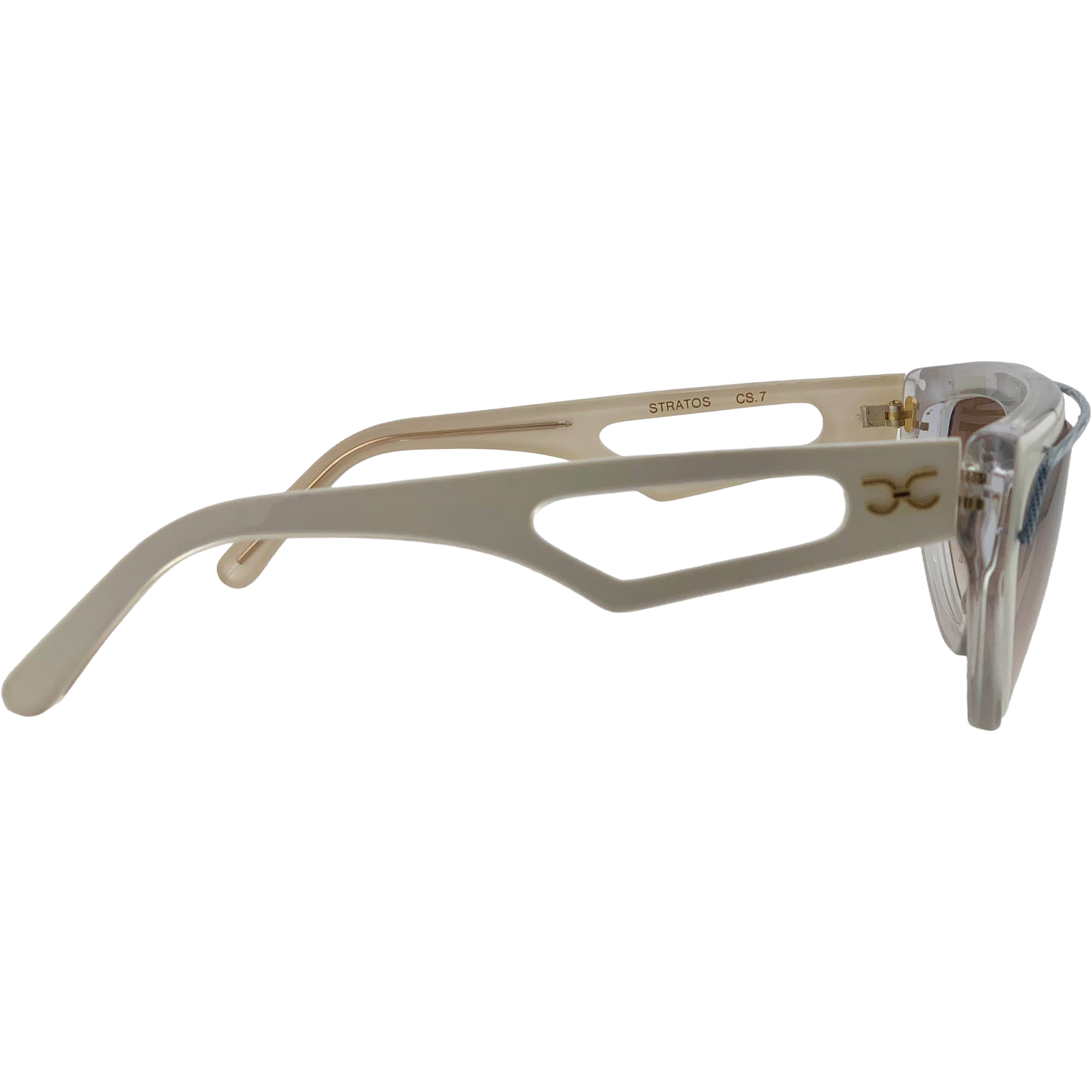 VINTAGE CLAUDIA CARLOTTI OVAL SUNGLASSES FROM THE 1980'S