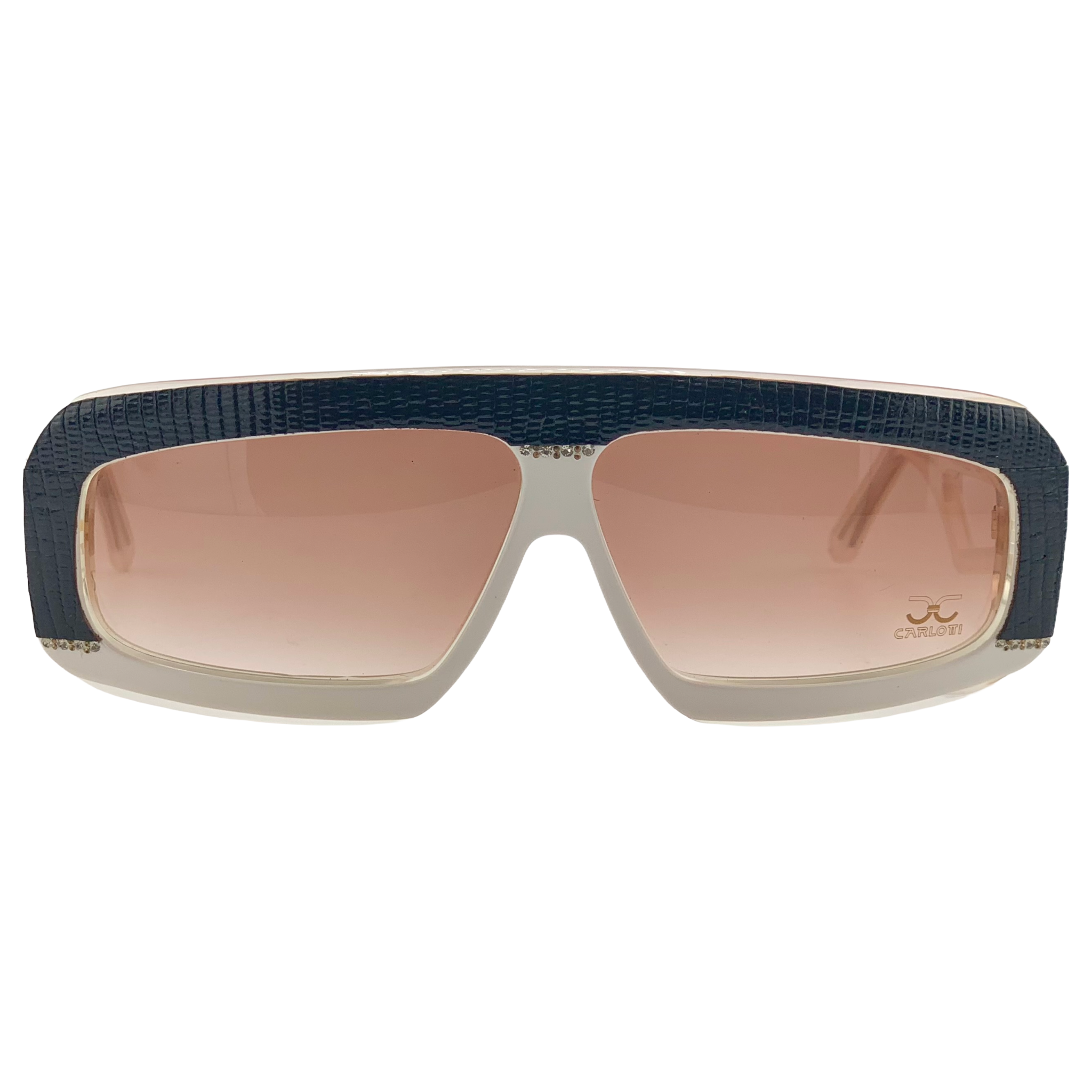 VINTAGE CLAUDIA CARLOTTI RECTANGLE SUNGLASSES FROM THE 1980'S