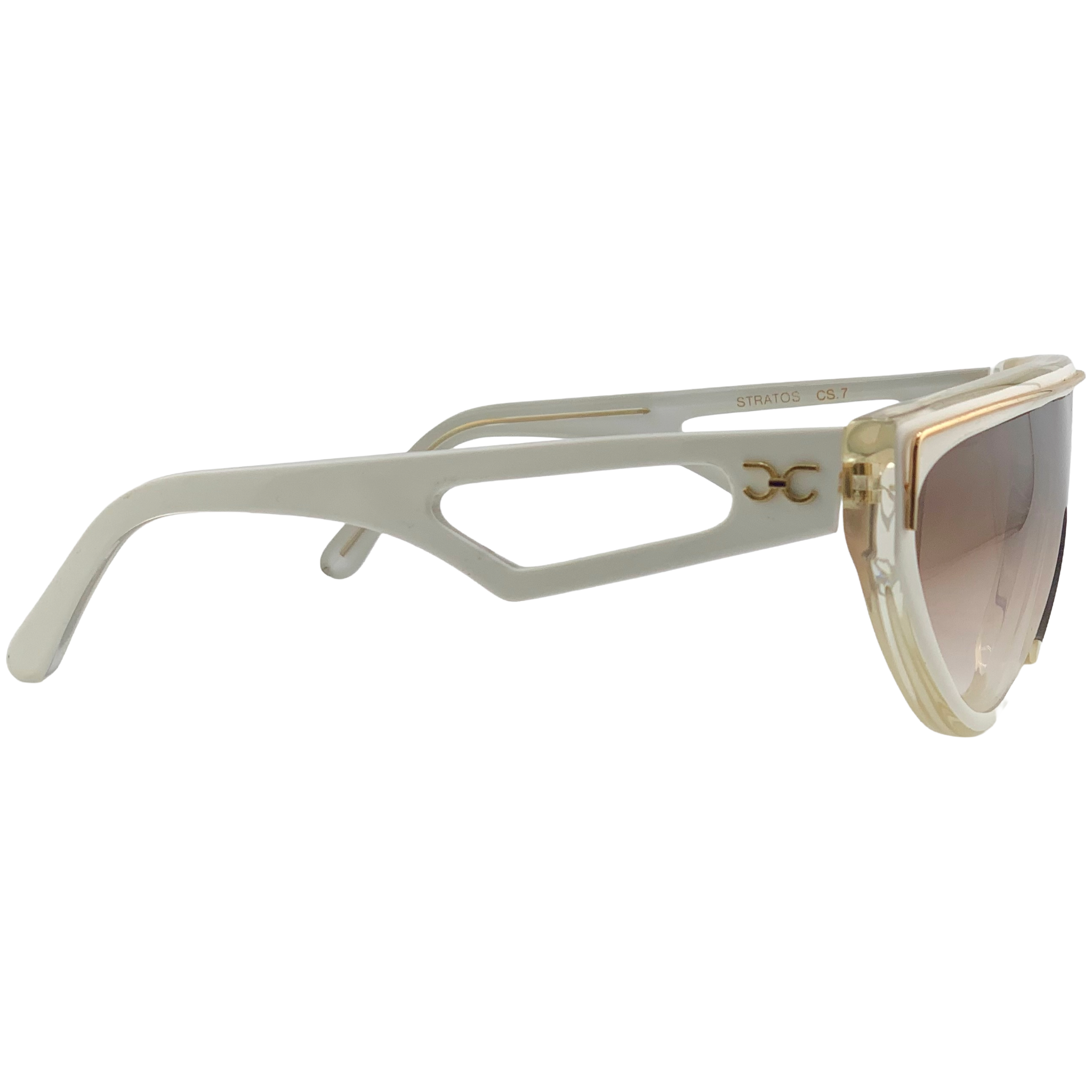 VINTAGE CLAUDIA CARLOTTI OVAL SUNGLASSES FROM THE 1980'S