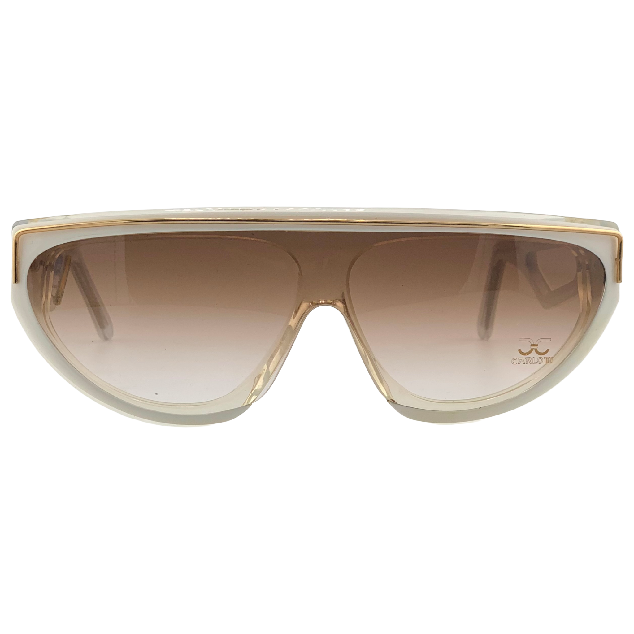 VINTAGE CLAUDIA CARLOTTI OVAL SUNGLASSES FROM THE 1980'S