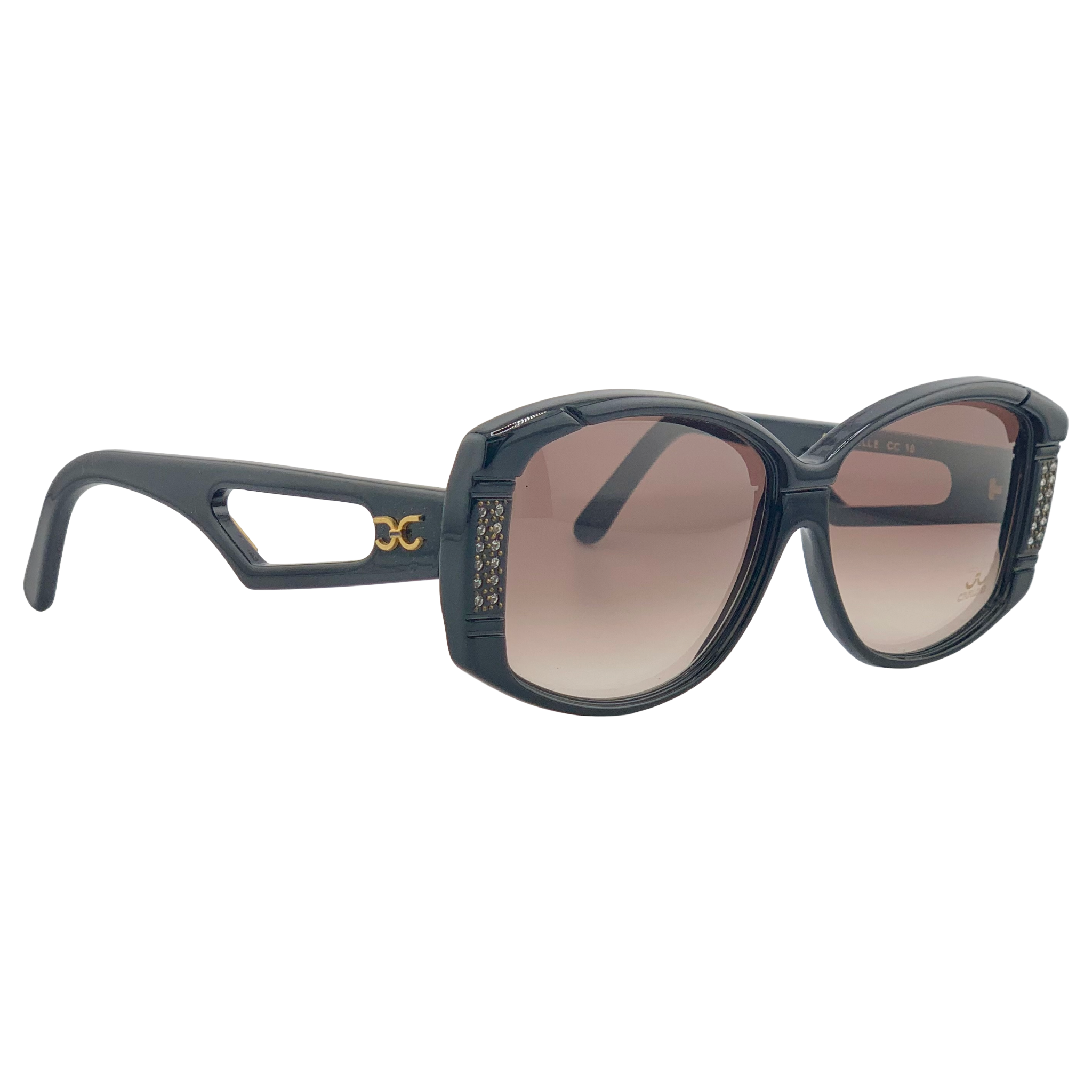 VINTAGE CLAUDIA CARLOTTI RECTANGLE SUNGLASSES FROM THE 1980'S