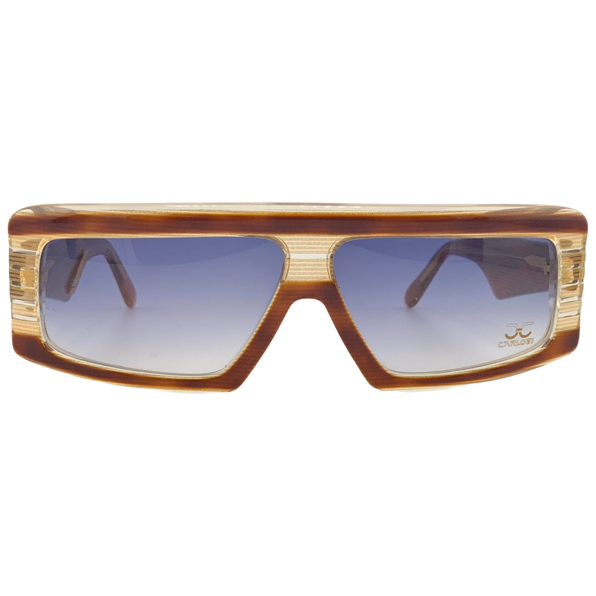 VINTAGE CLAUDIA CARLOTTI RECTANGLE SUNGLASSES FROM THE 1980'S