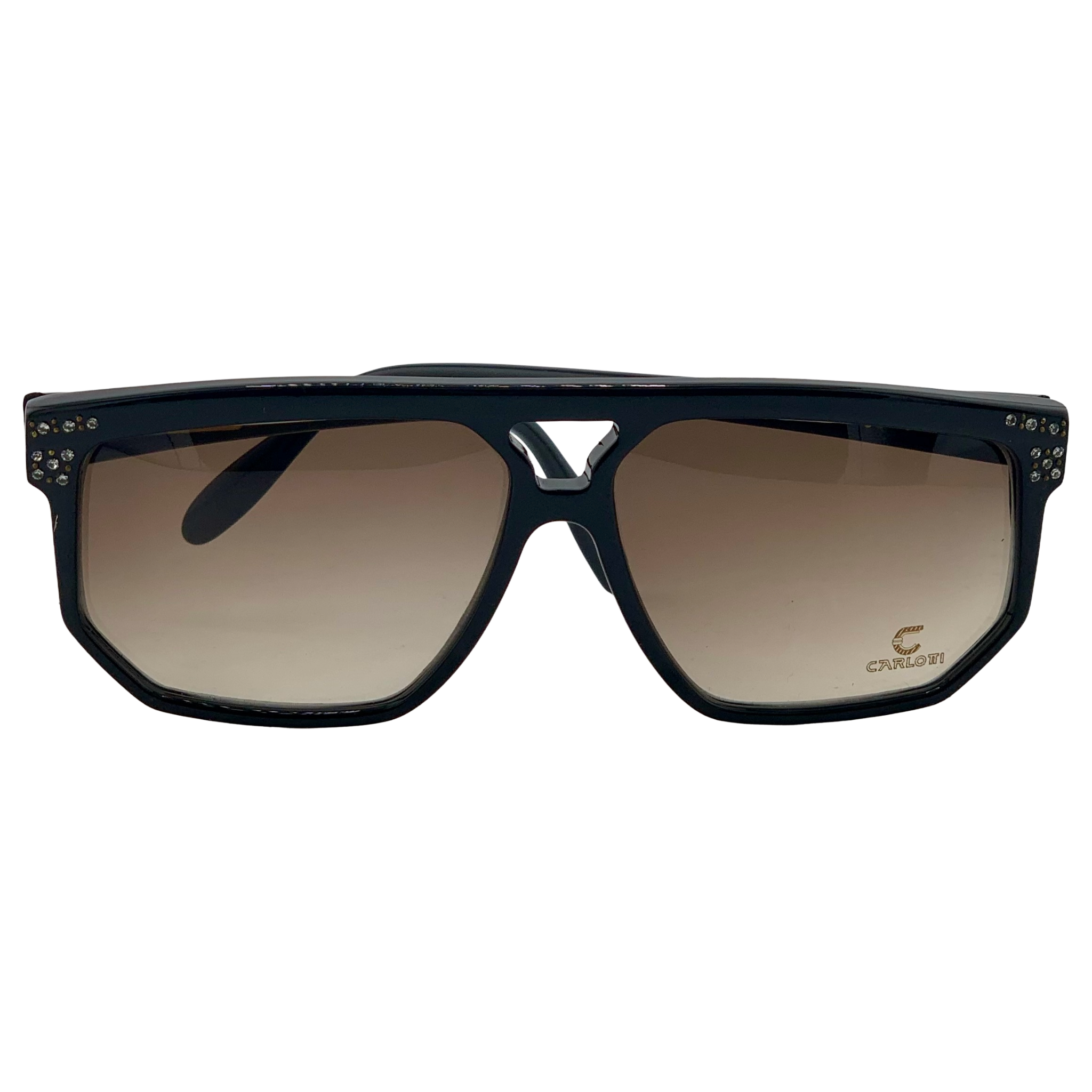 VINTAGE CLAUDIA CARLOTTI SQUARE SUNGLASSES FROM THE 1980'S