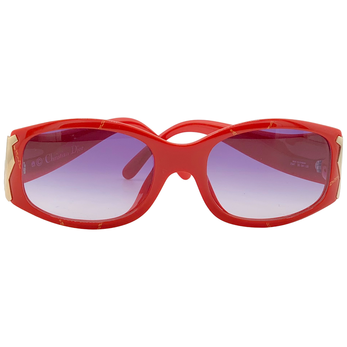 VINTAGE CHRISTIAN DIOR OVAL SUNGLASSES FROM THE 1980'S