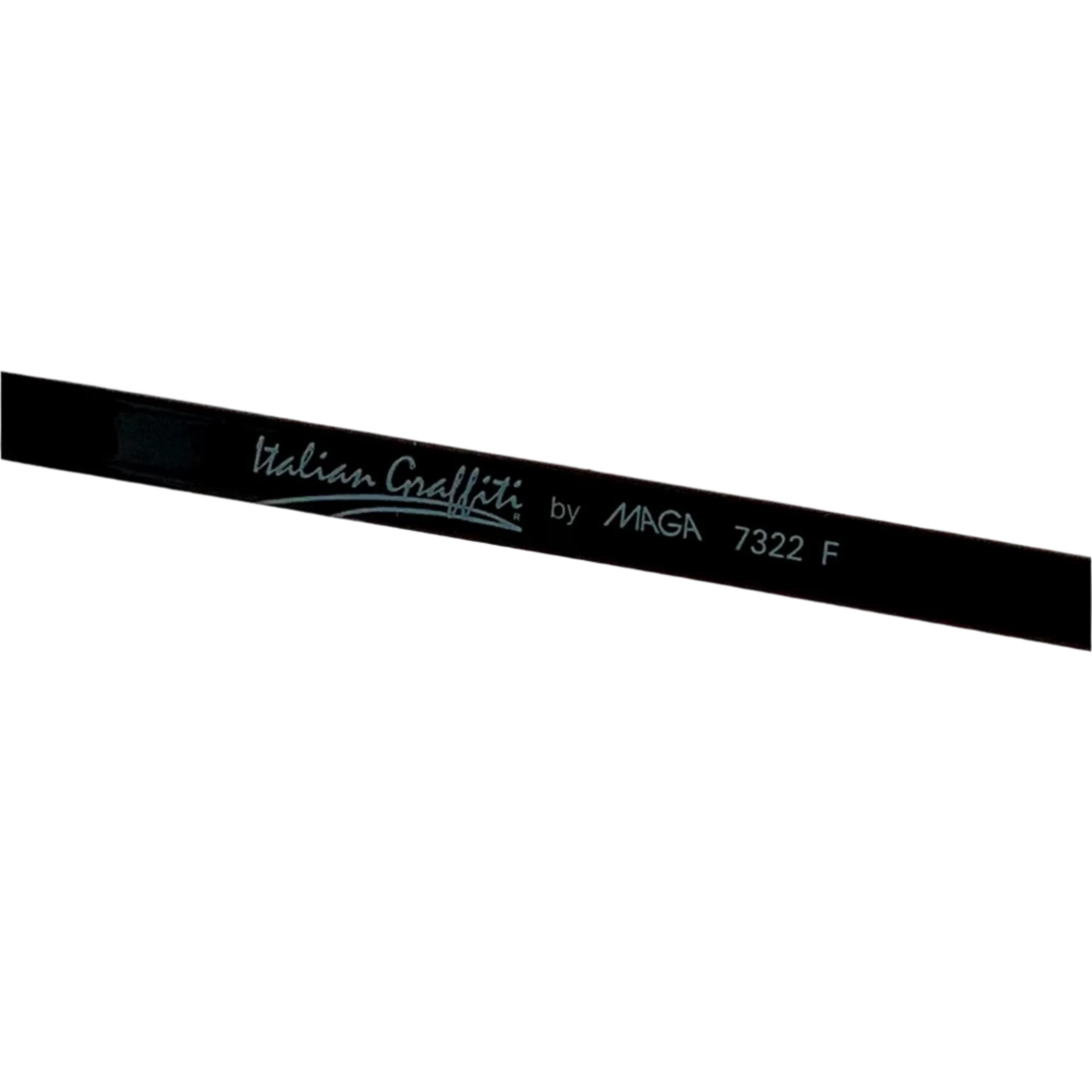 Rare Italian-made ITALIAN GRAFFITI RECTANGLE 7322 sunglasses in superb condition, with black/multi frame and brown lenses