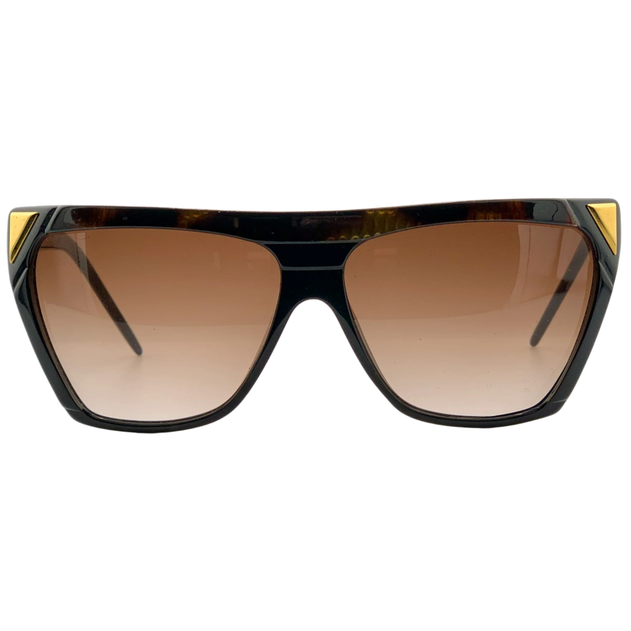 Laura Biagiotti Square P37 - Women's Fashion Square Sunglasses in Black