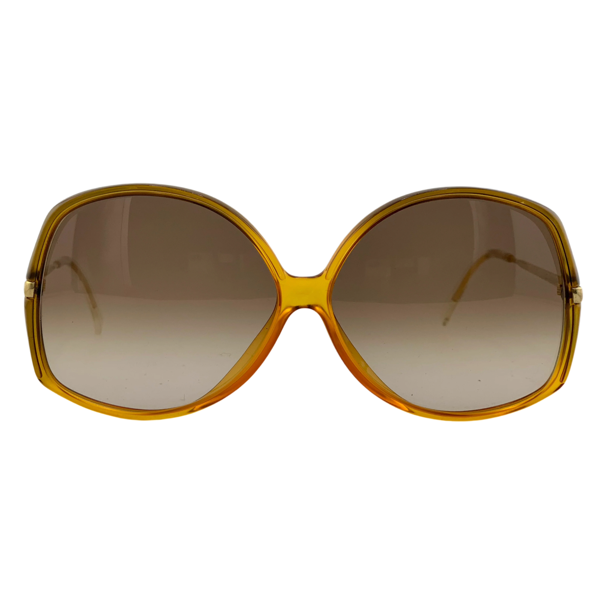 Black round sunglasses with gold accents, Carrera Round 5545 40