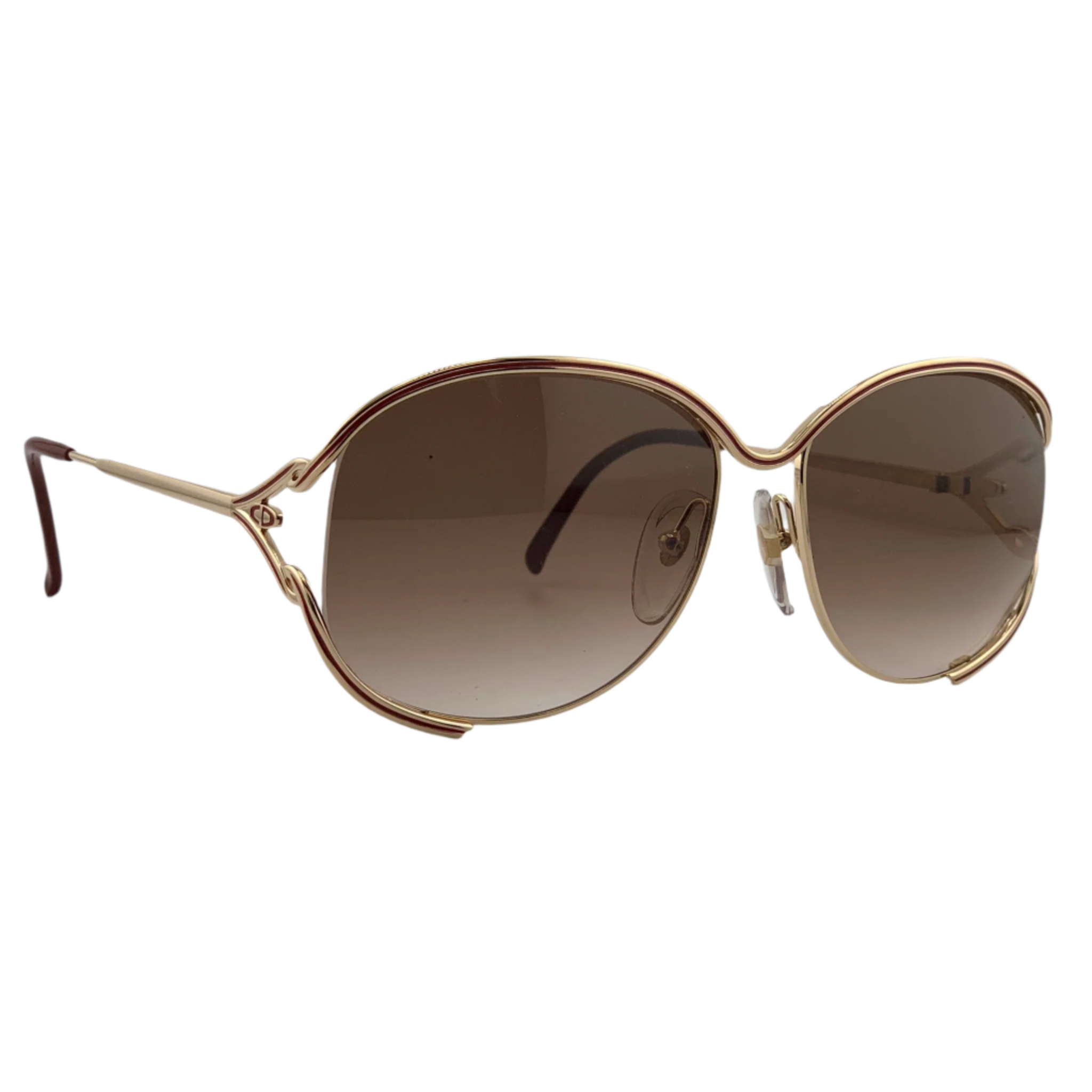 Original Christian Dior Oval 2755 43 sunglasses, crafted with 100% UV protection and made in Austria