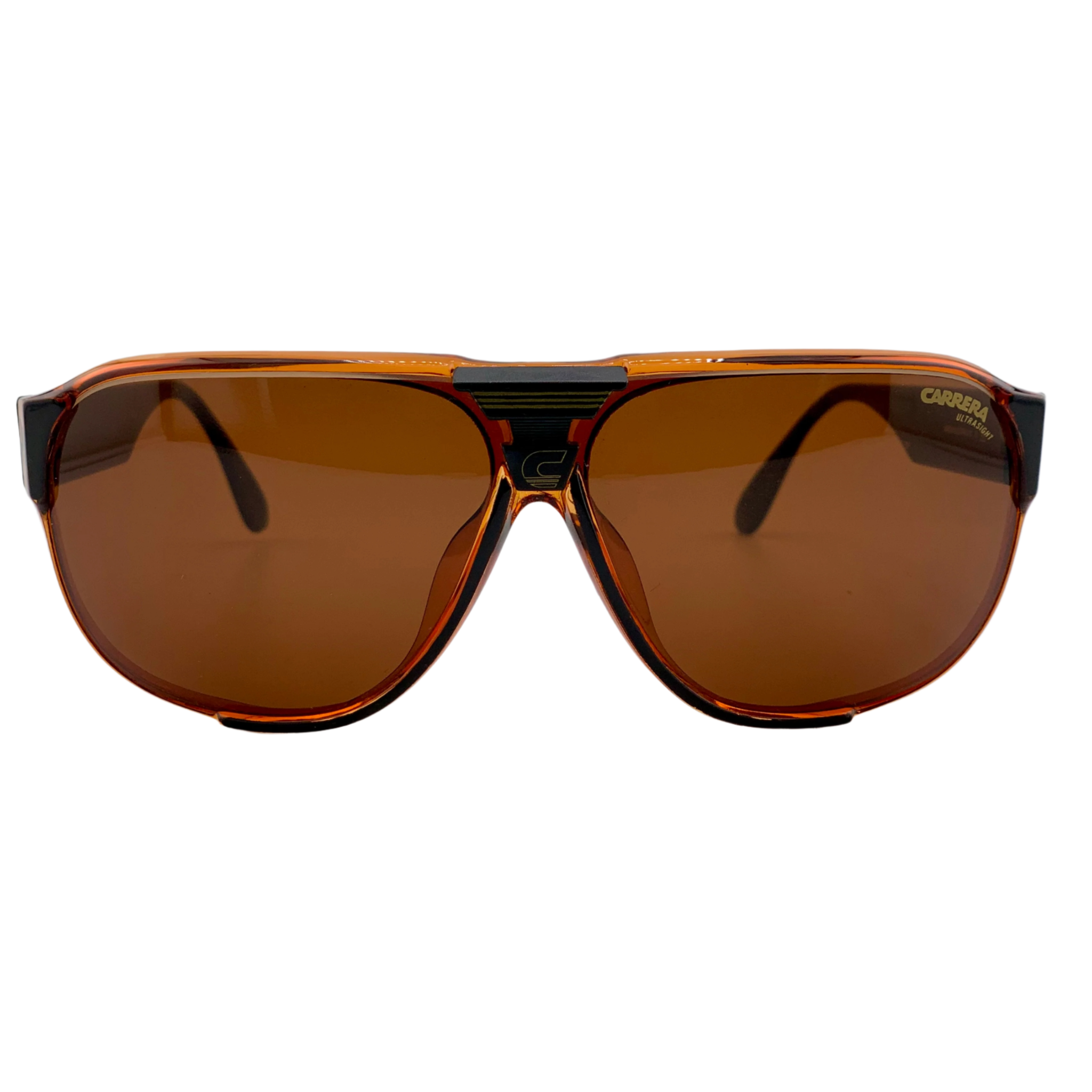 Vintage Carrera Aviator 5431 12 sunglasses for men and women in Tort/Black frame and Brown lens with 100% UV protection