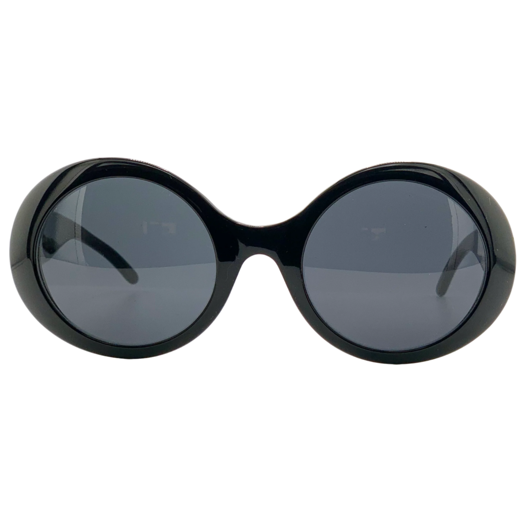 Vintage black Gucci Round 2401/N/S sunglasses for women, made in Italy, never worn, in superb condition, authentic original 