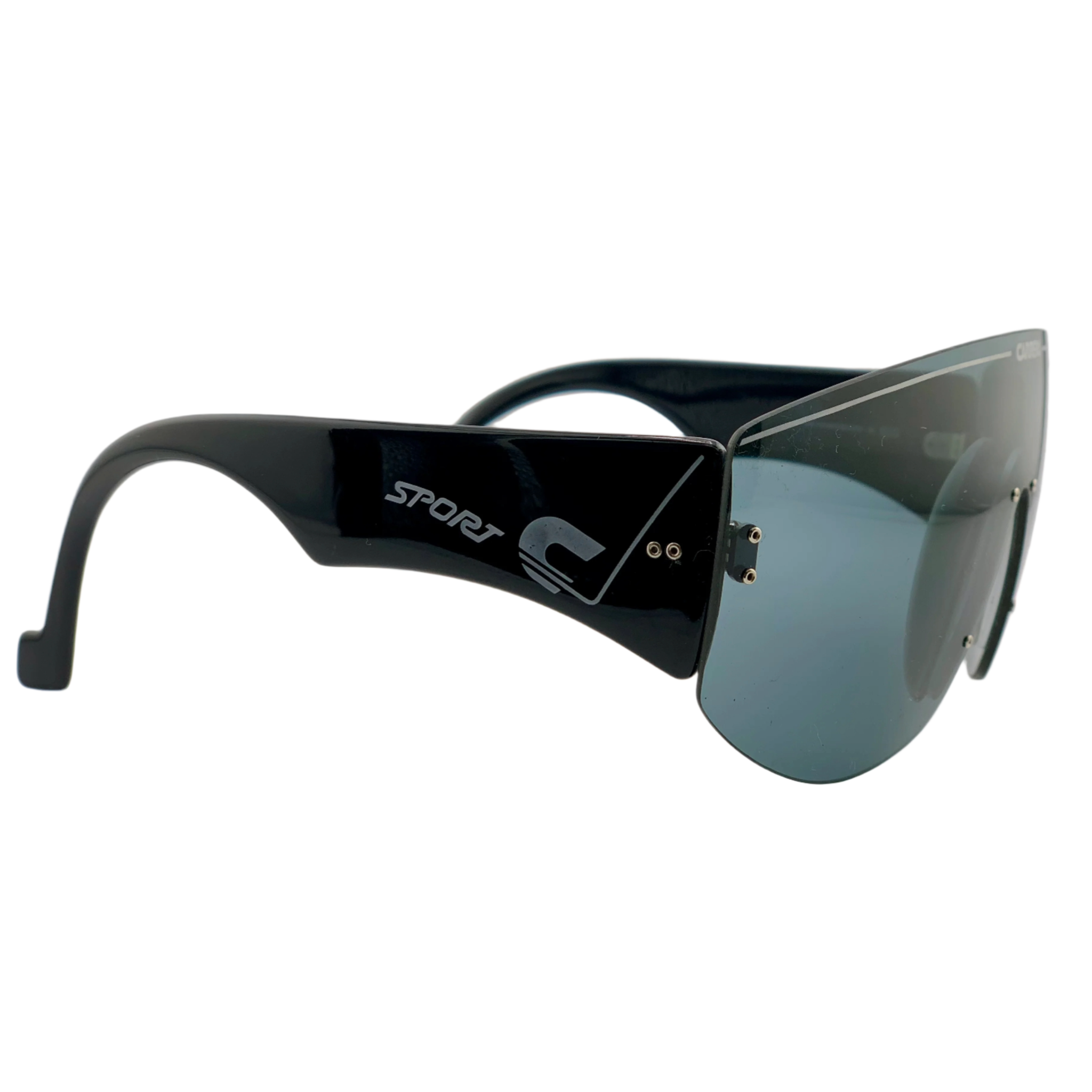 Black Carrera Visor 5414 90 sports sunglasses with polarized lenses