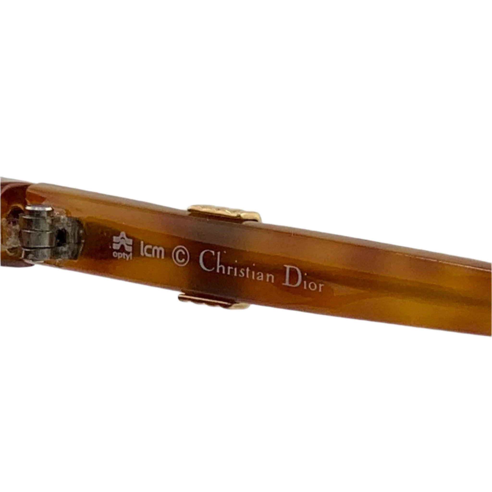 Luxury vintage Christian Dior sunglasses with brown lenses, crafted in Germany, providing excellent sun protection