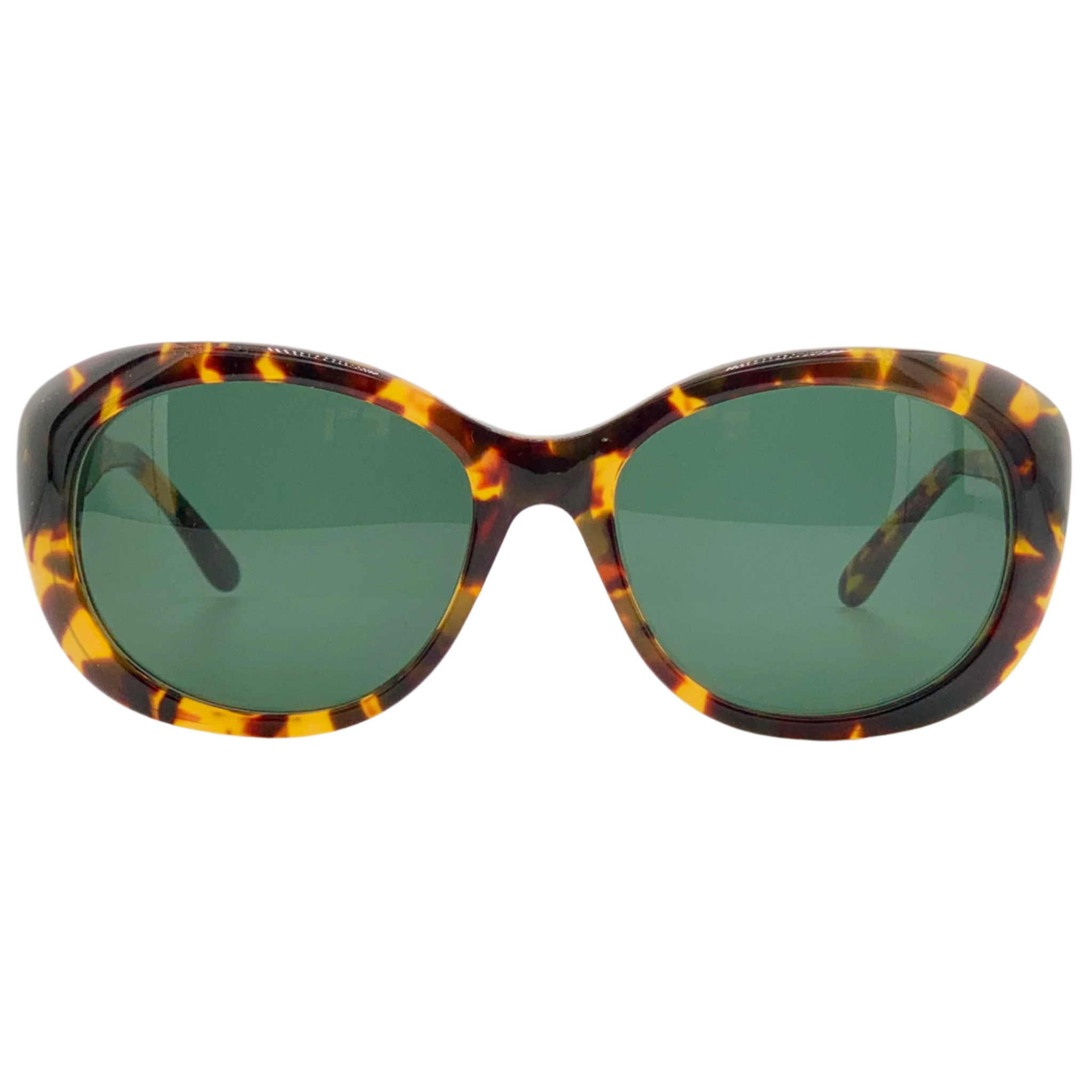 Vintage Gucci round 2171/N/S sunglasses for women in tort frame and green lenses, made in Italy, never worn, in superb condition, original authenticity guaranteed 